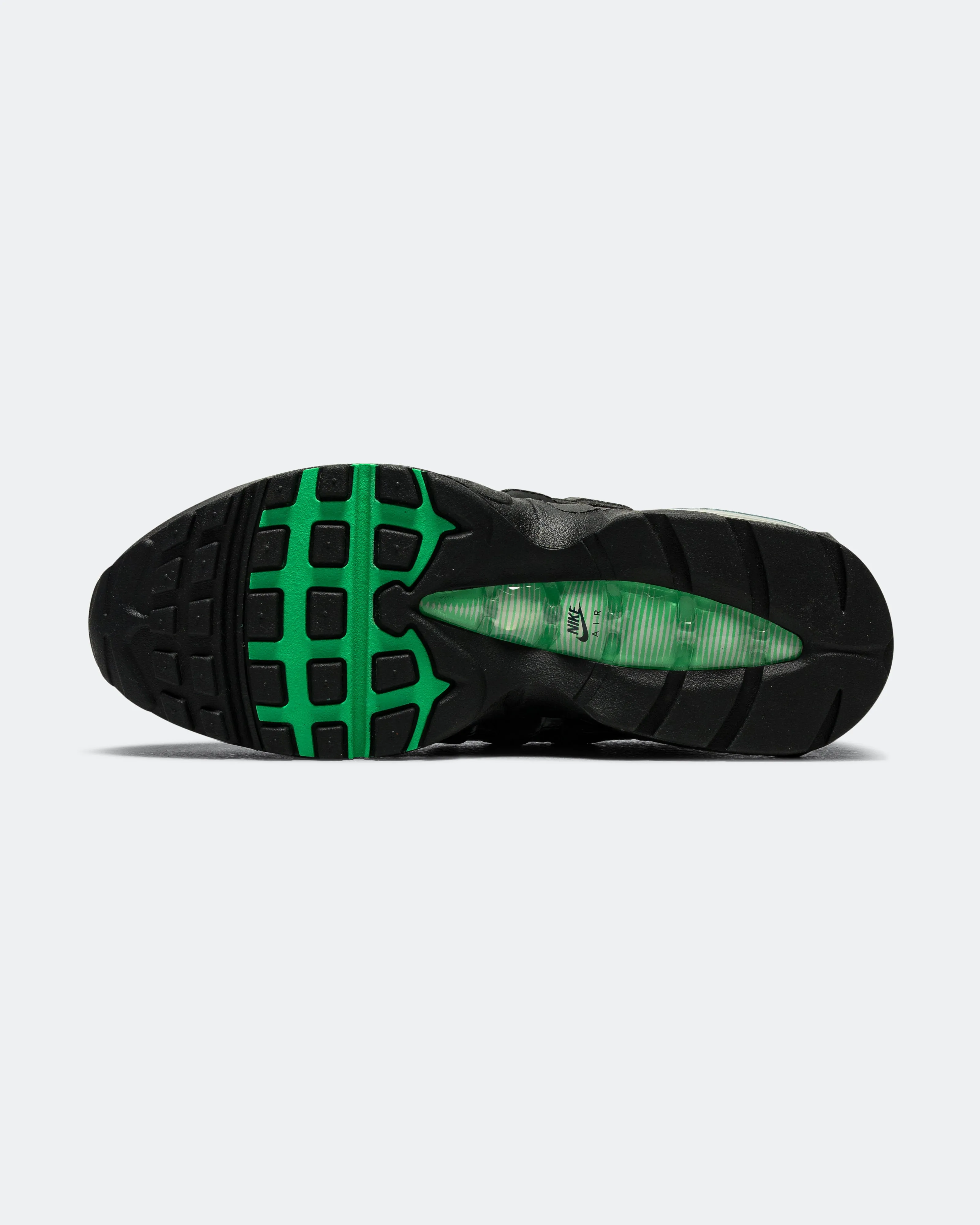Elastic Gusset Tidy look Air Max 95 OG - Black/Green Shock-Pearl Grey