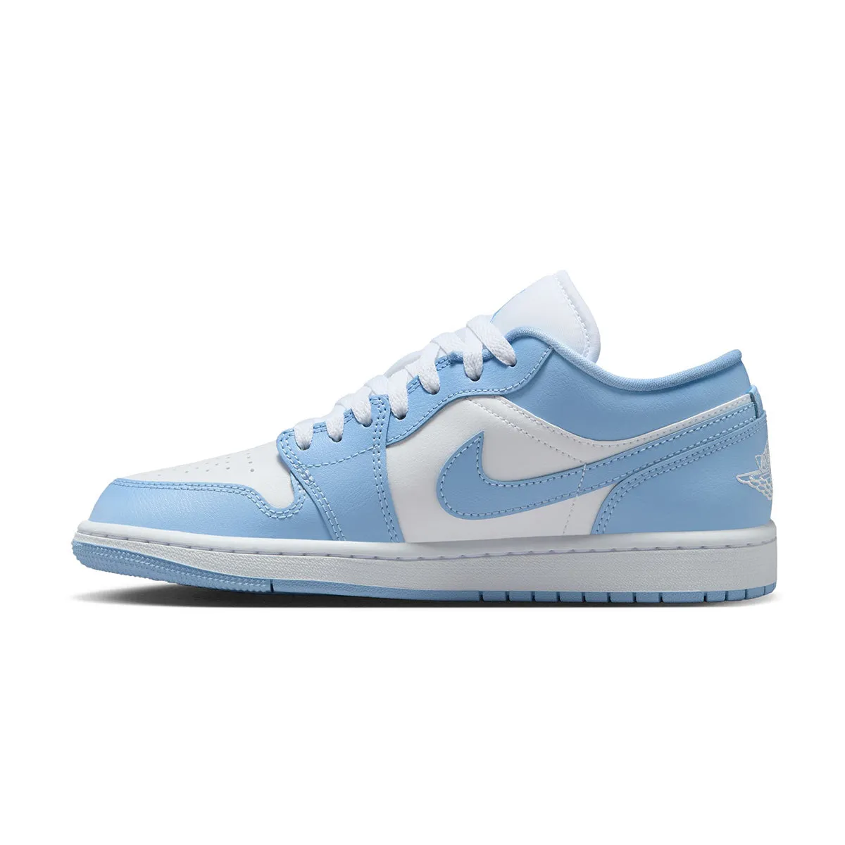 Wmns Air Jordan 1 Low 'Aluminium White' Sculpted materials