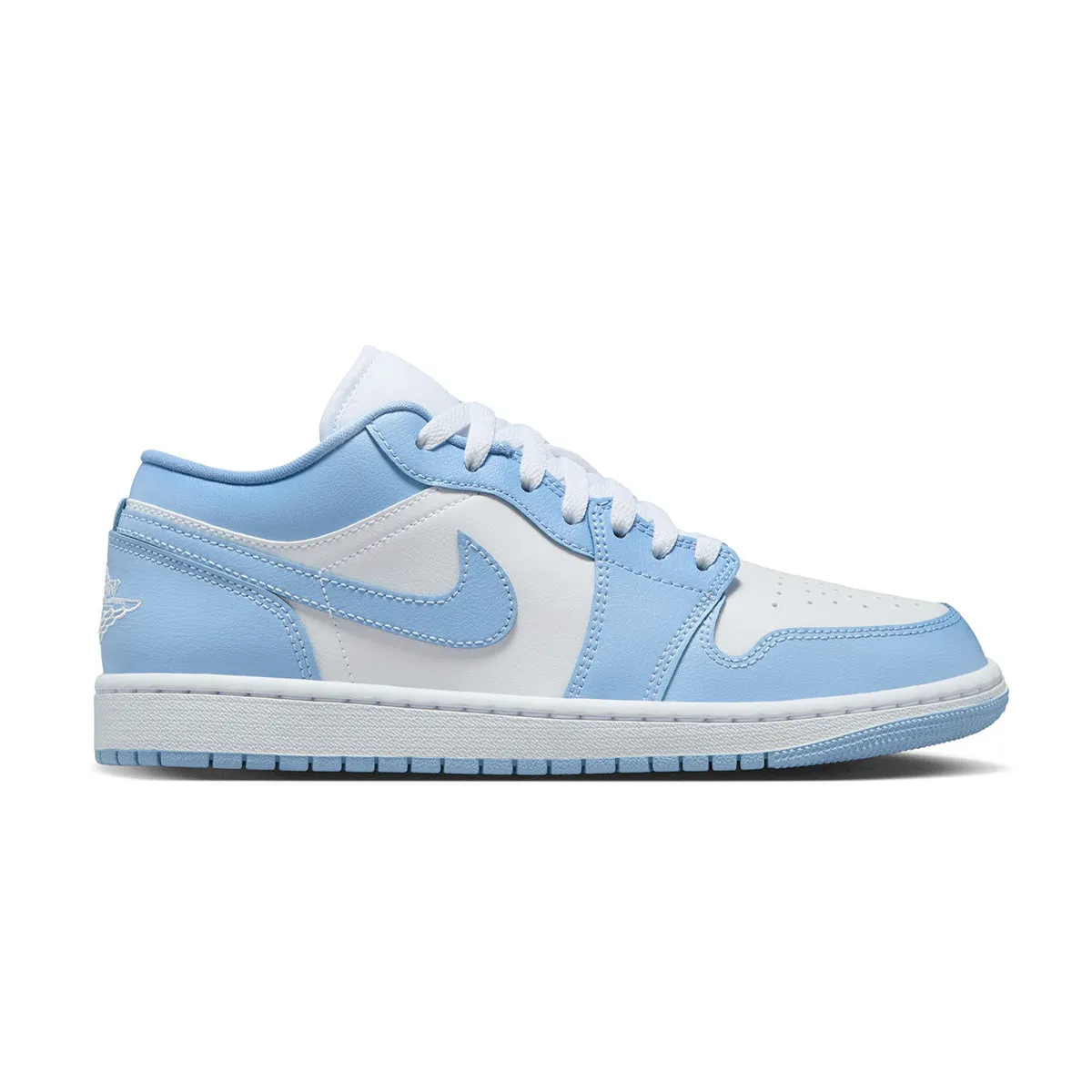 Wmns Air Jordan 1 Low 'Aluminium White' running - style Square Toe