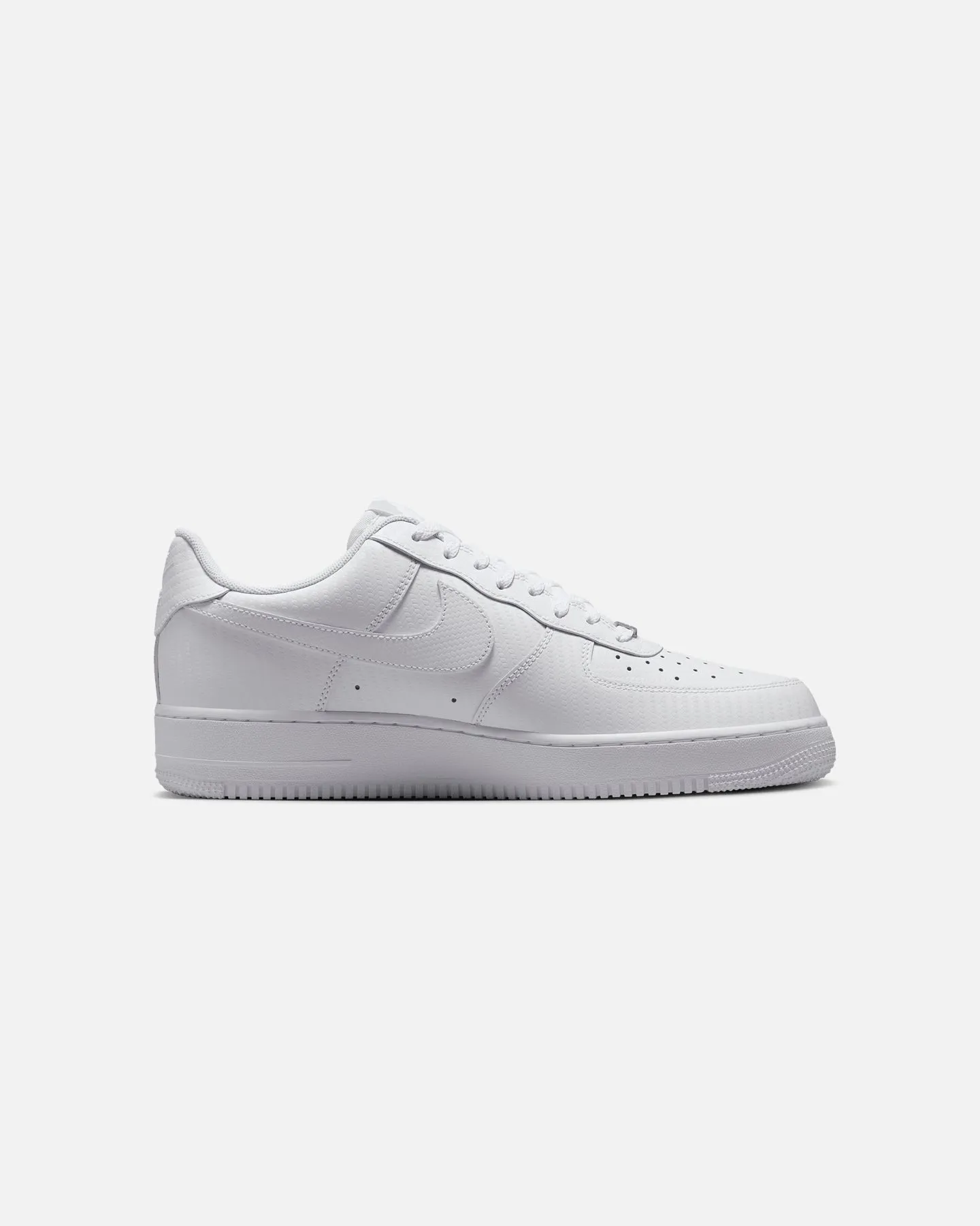 Nike Air Force 1 '07 Texture "Carbon Fibre" White/White Kick Power Daily Chill
