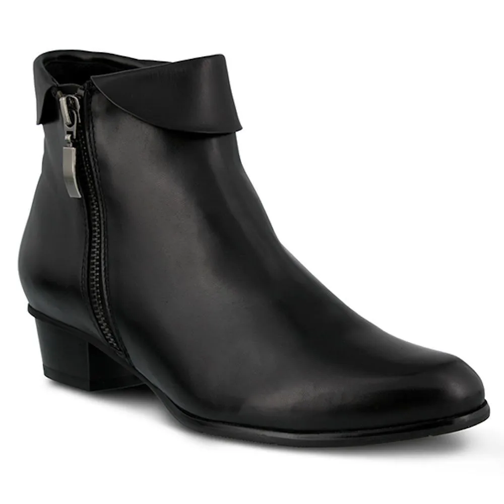 Spring Step Women's Stockholm Black Leather Classic Leather High Cut