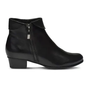 Spring Step Women's Stockholm Black Leather Water Guard