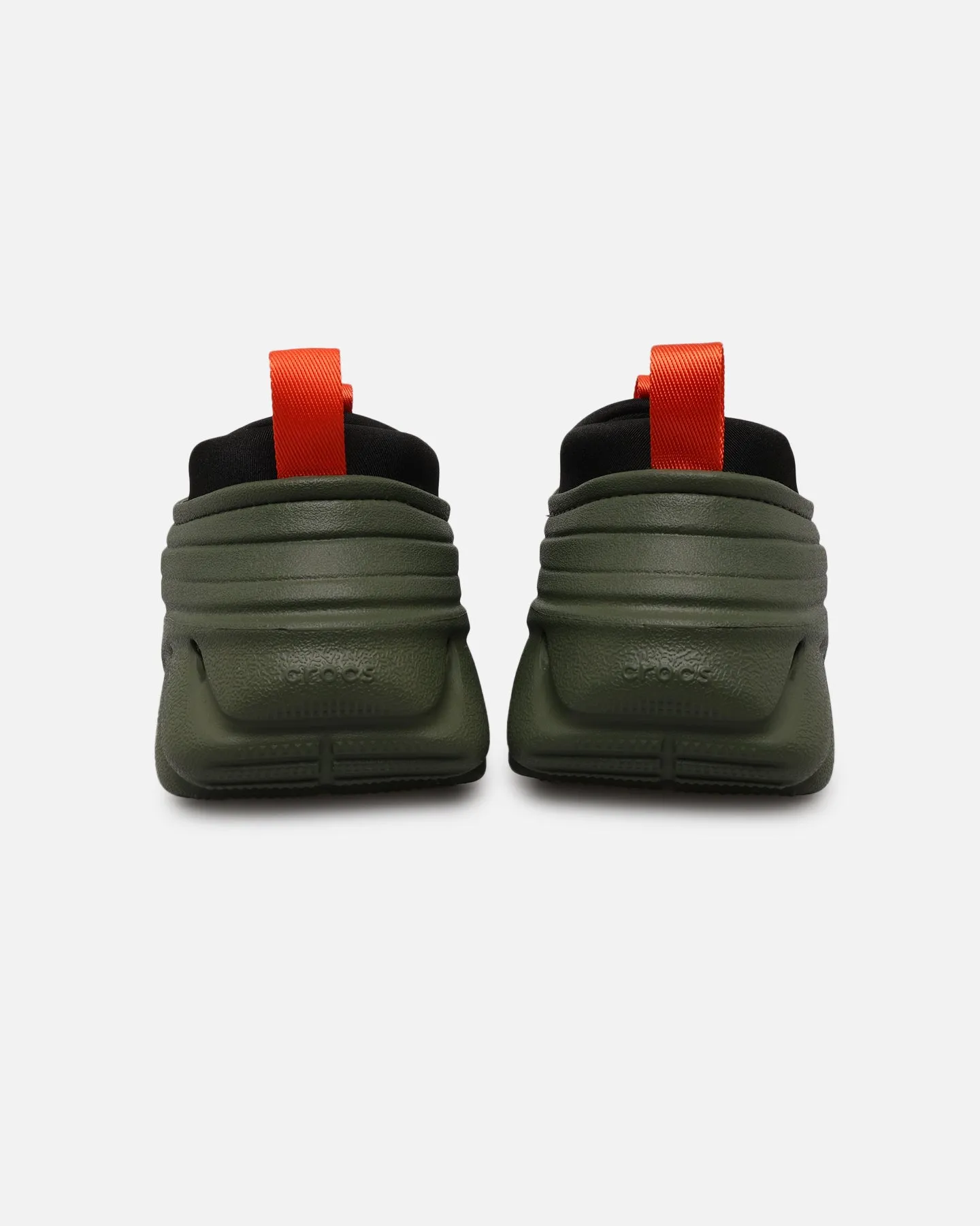 Neutral Glow Crocs Echo Storm Army Green