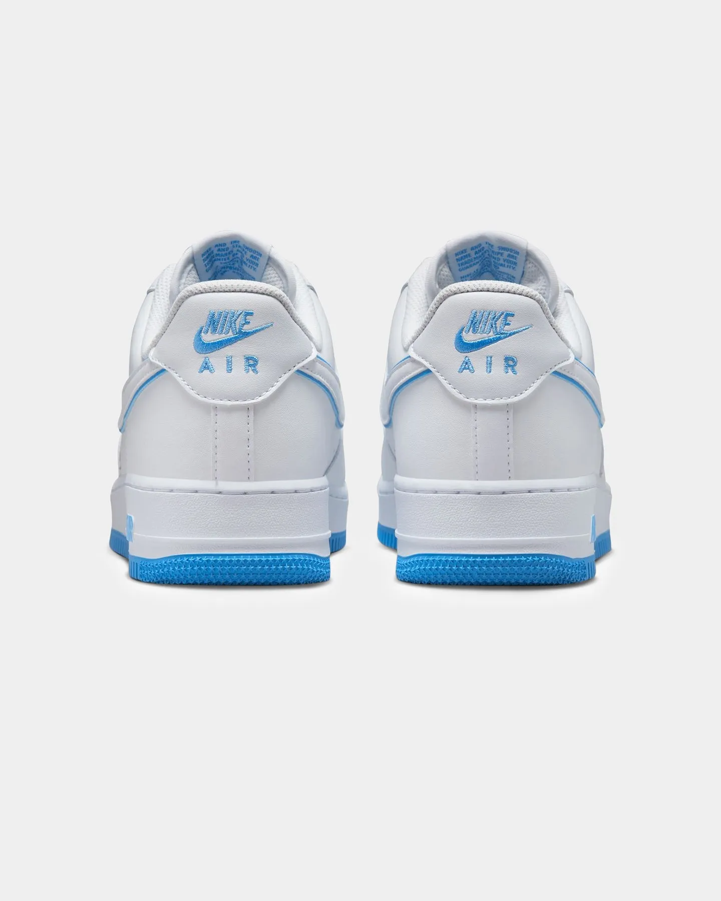 Slim Form Nike Air Force 1 '07 White/University Blue