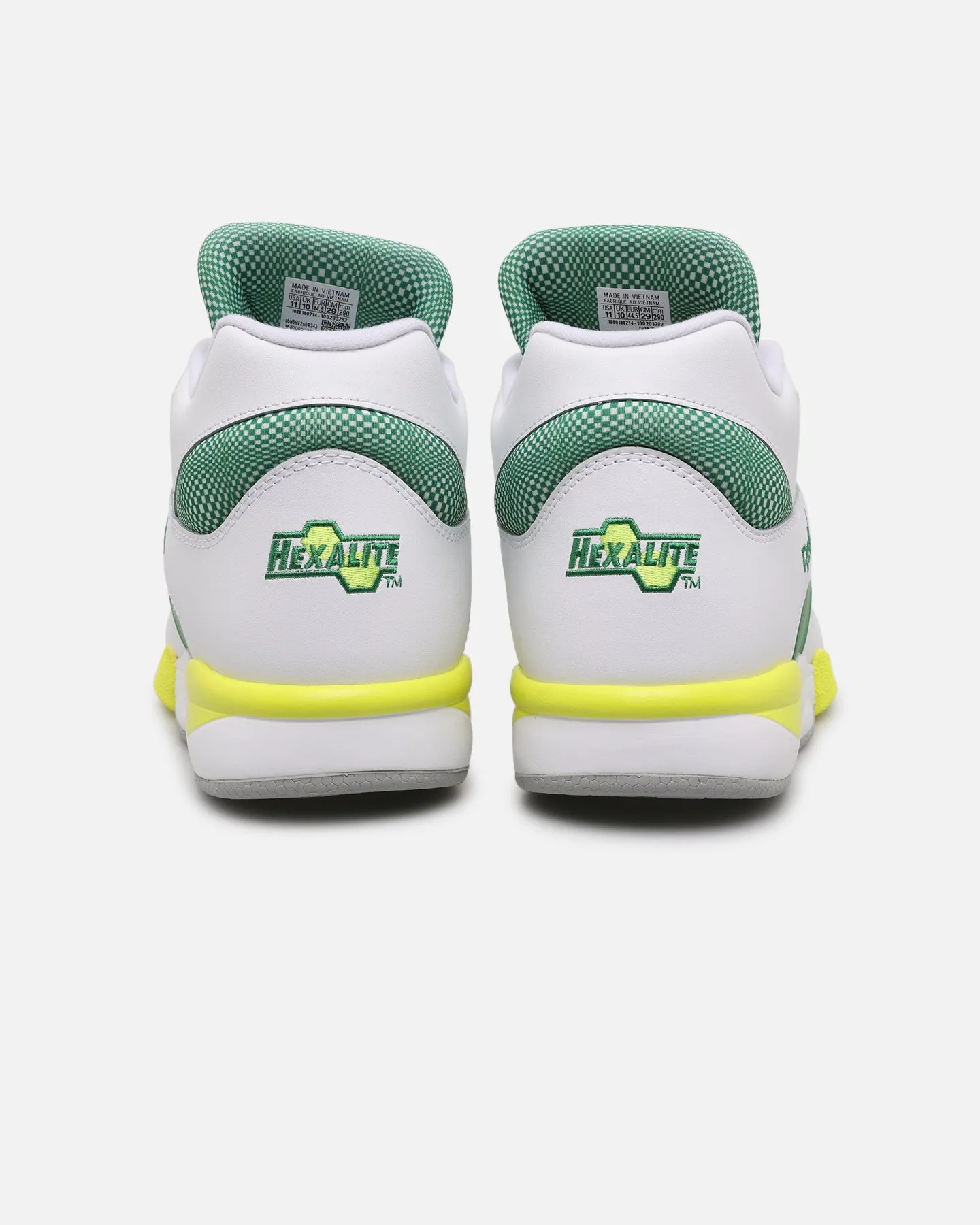 Supportive Quick Flow Reebok Court Victory Pump White/Green
