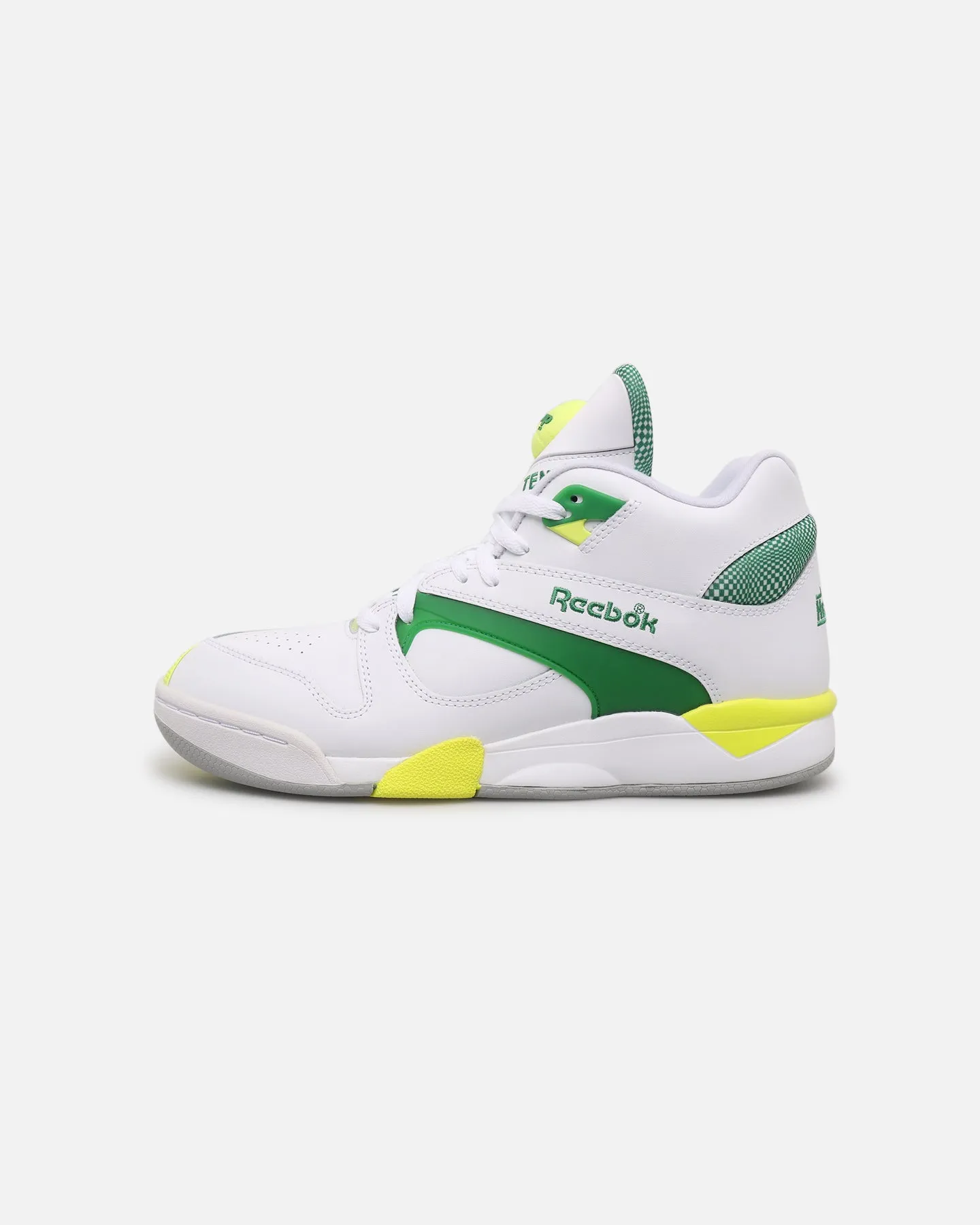 Reebok Court Victory Pump White/Green Comfort Fit