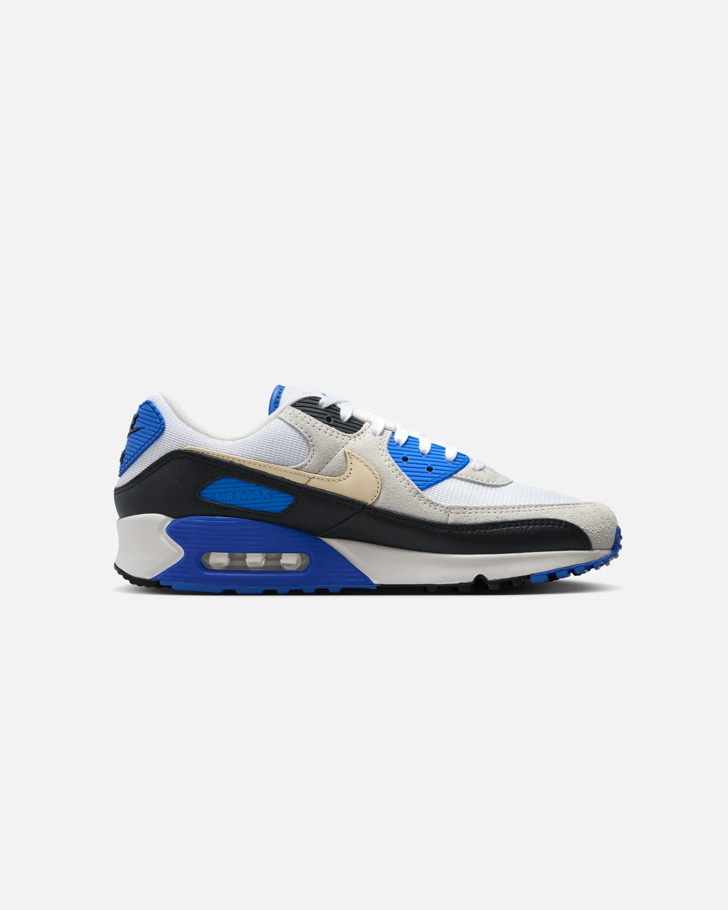 Nike Air Max 90 Premium White/Khaki-Racer Blue Performance