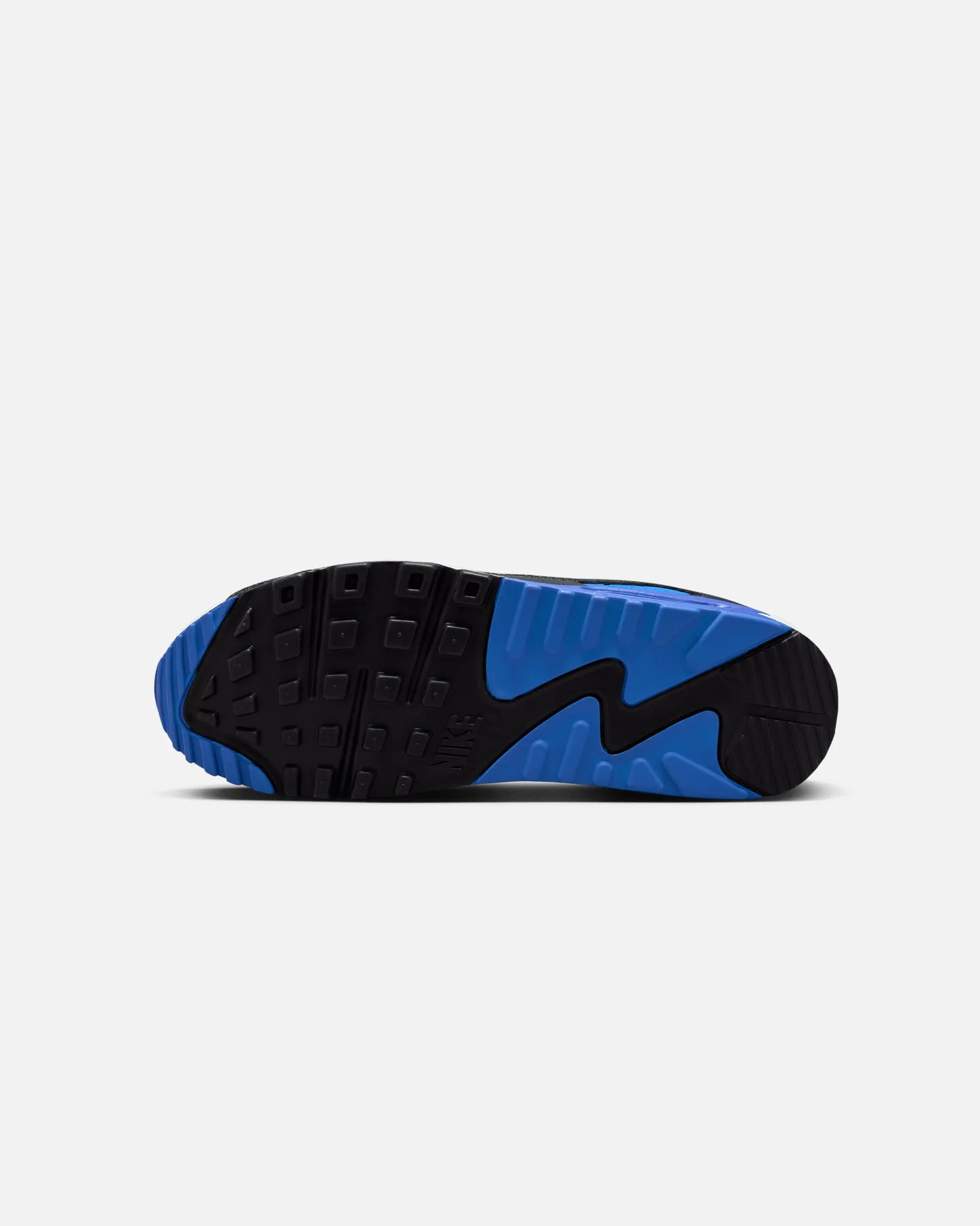 Nike Air Max 90 Premium White/Khaki-Racer Blue Durable outsole Mesh