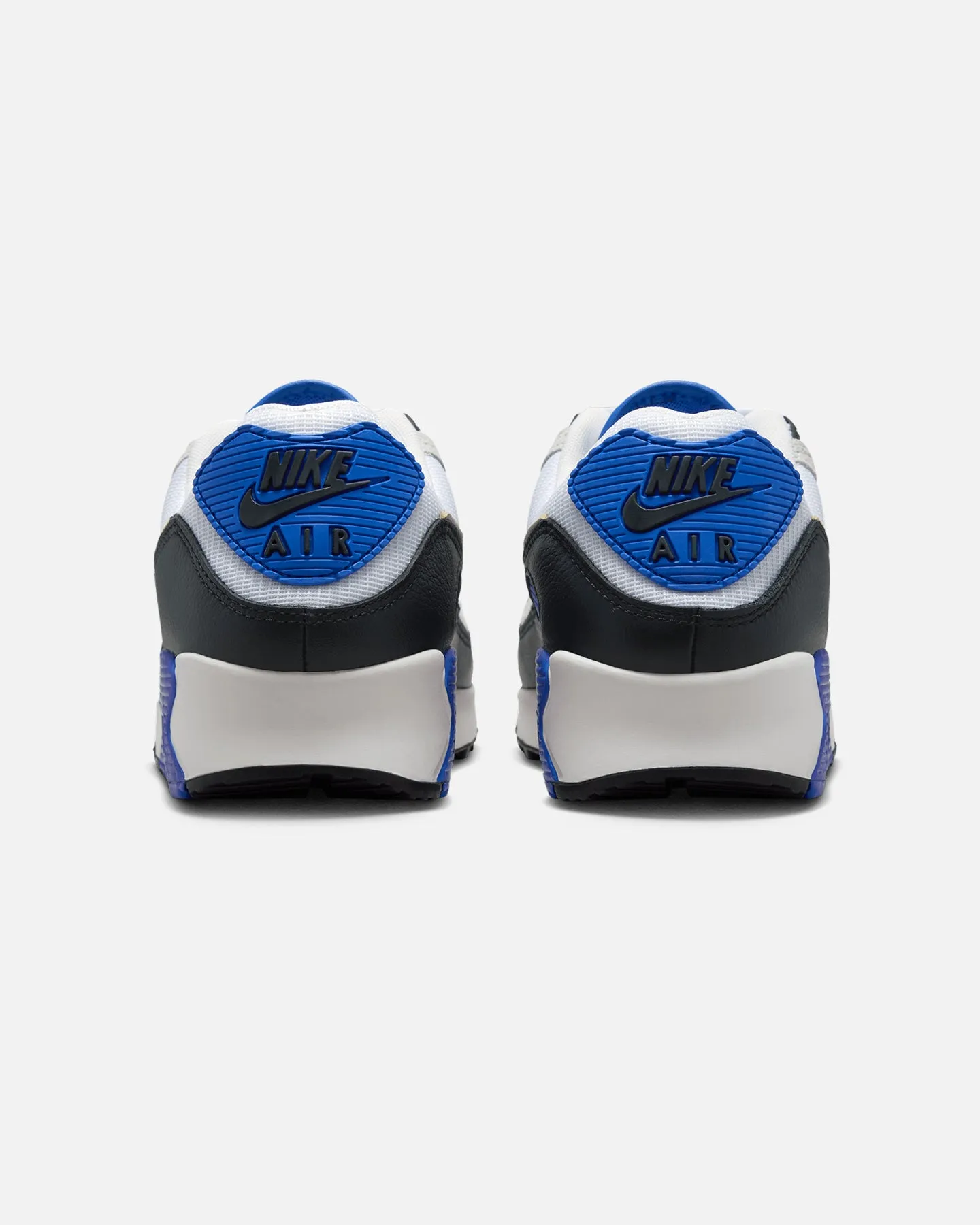 Easy To Clean Reinforced Seams Nike Air Max 90 Premium White/Khaki-Racer Blue