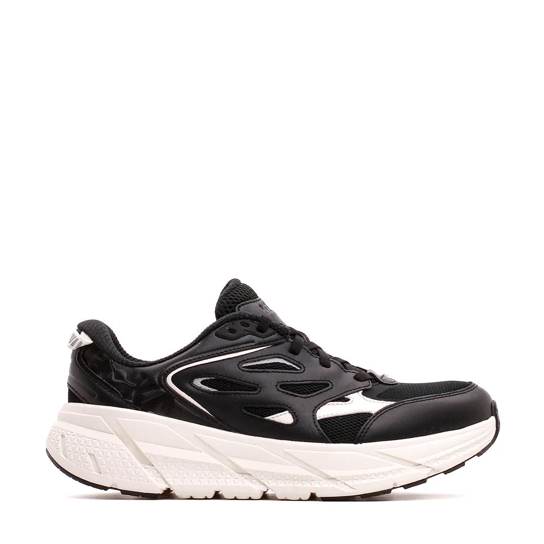running in a coastal area adjustable fit shoes Hoka One One Unisex Clifton L Athletics Obsidian 1160050-ONL