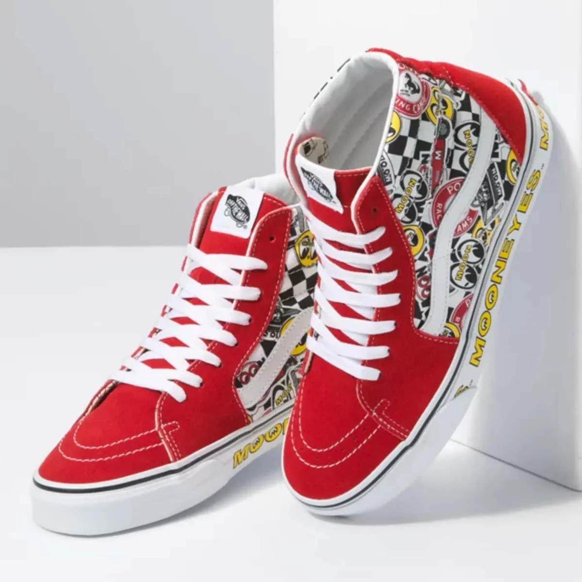 Calm Tone Island Vibe   Mooneyes SK8-Hi 'Formula One'
