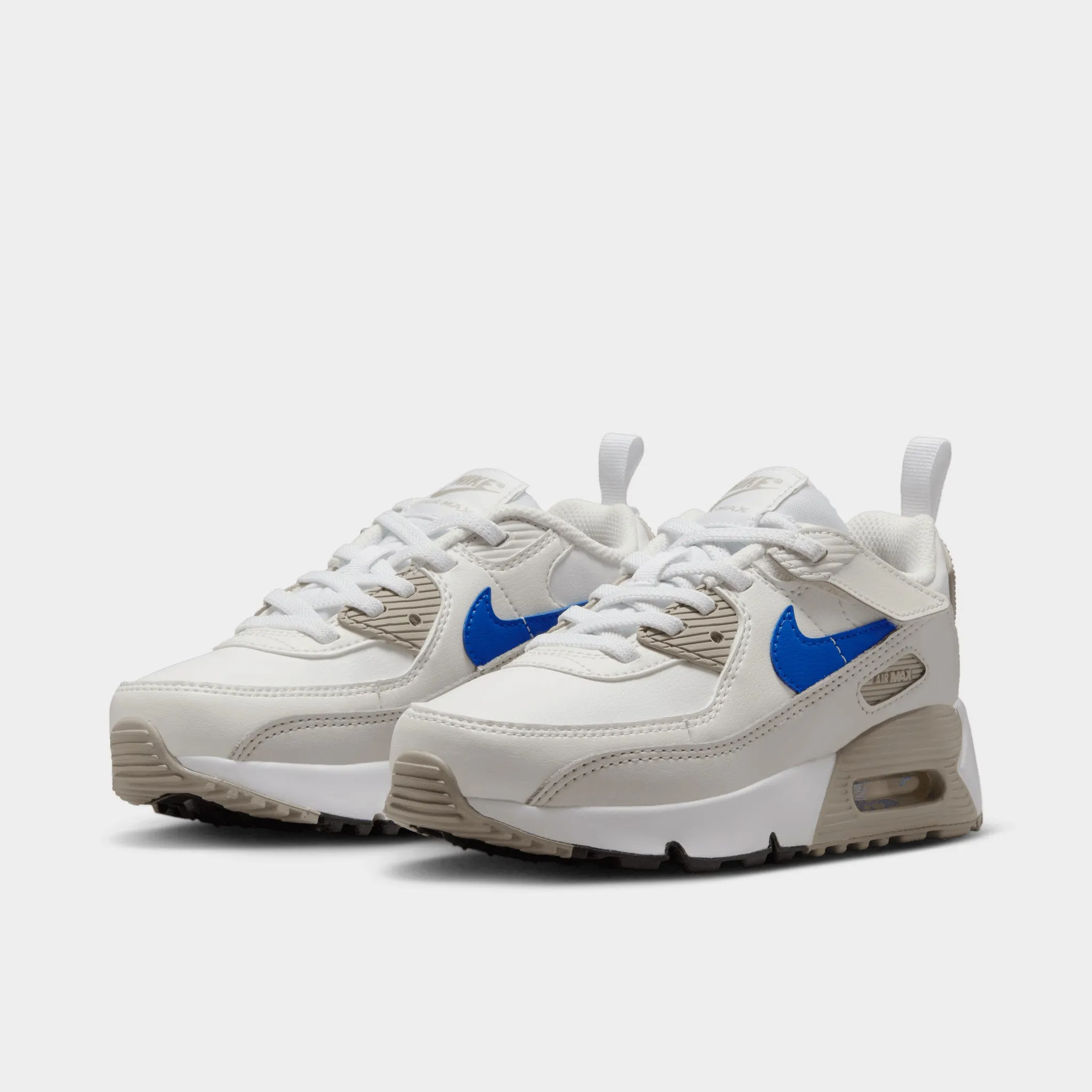Nike Air Max 90 EasyOn PS White / Racer Blue - College Grey Sport Ready LeatherMaterial
