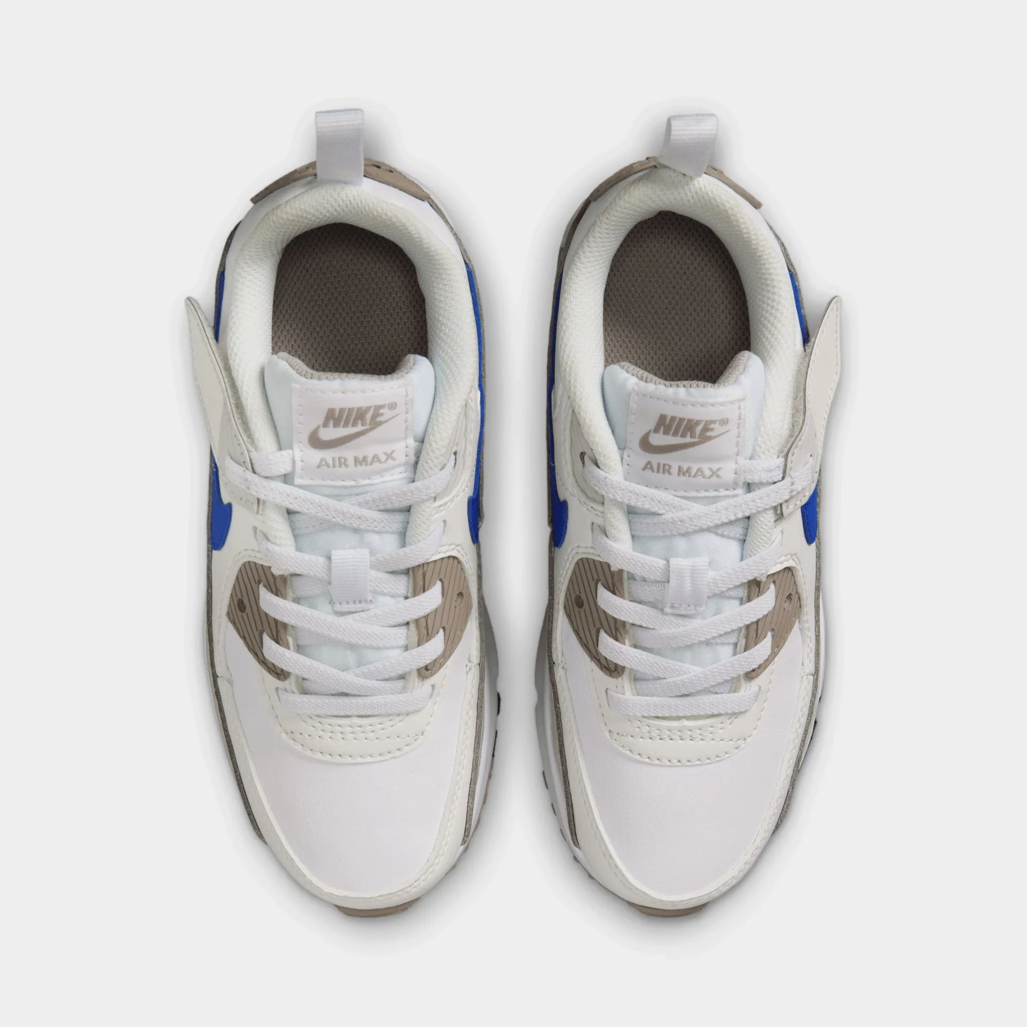 Nike Air Max 90 EasyOn PS White / Racer Blue - College Grey Quick Slip