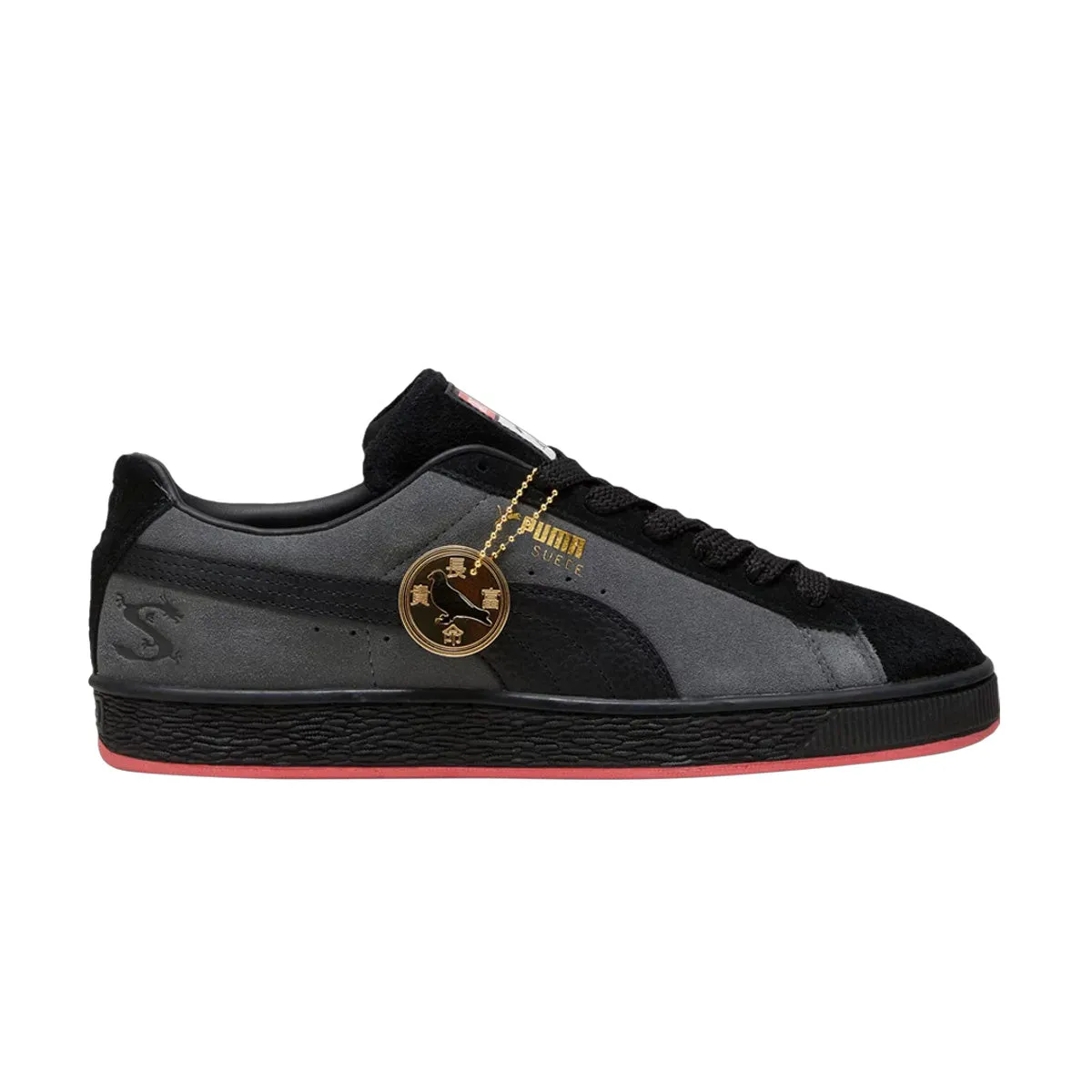   STAPLE Suede 'PUMA Black' Smooth ride Ventilation holes