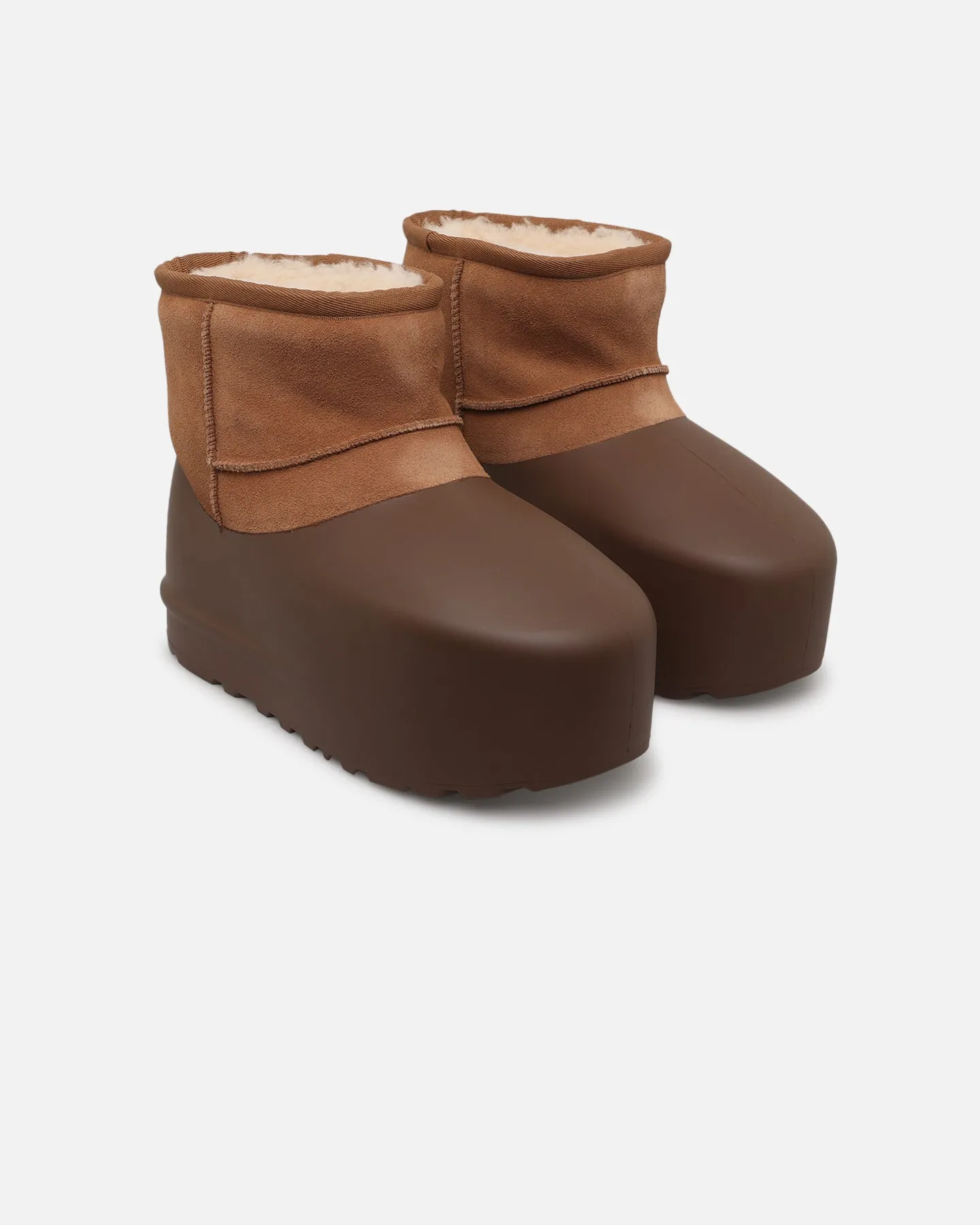 Bold Style Ugg Boots Classic Mini Pumped Molded Chestnut