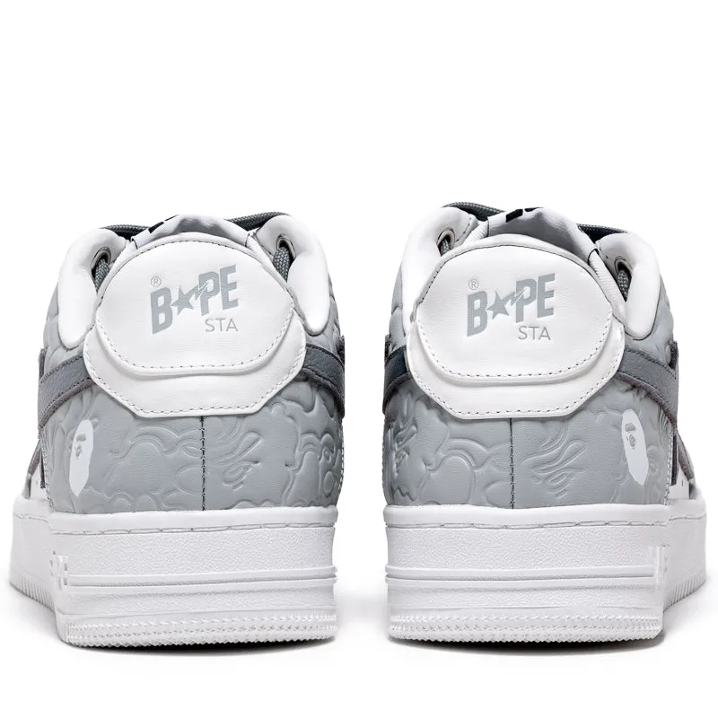 A Bathing Ape Bape Sta #4 M1 - Grey All Day Wear High Rebound Cushioning
