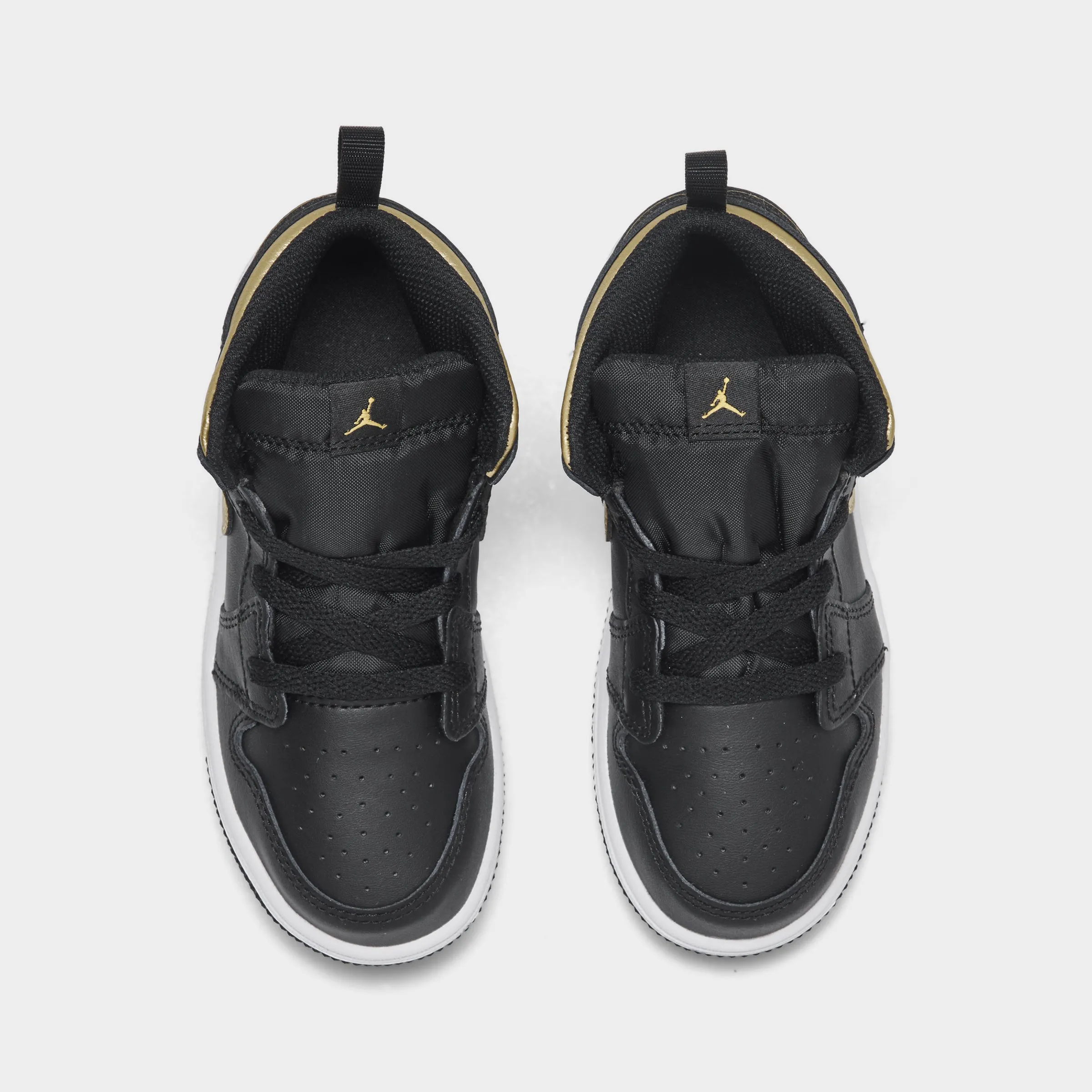Dream Path Jordan 1 Mid TD Black / Metallic Gold - White