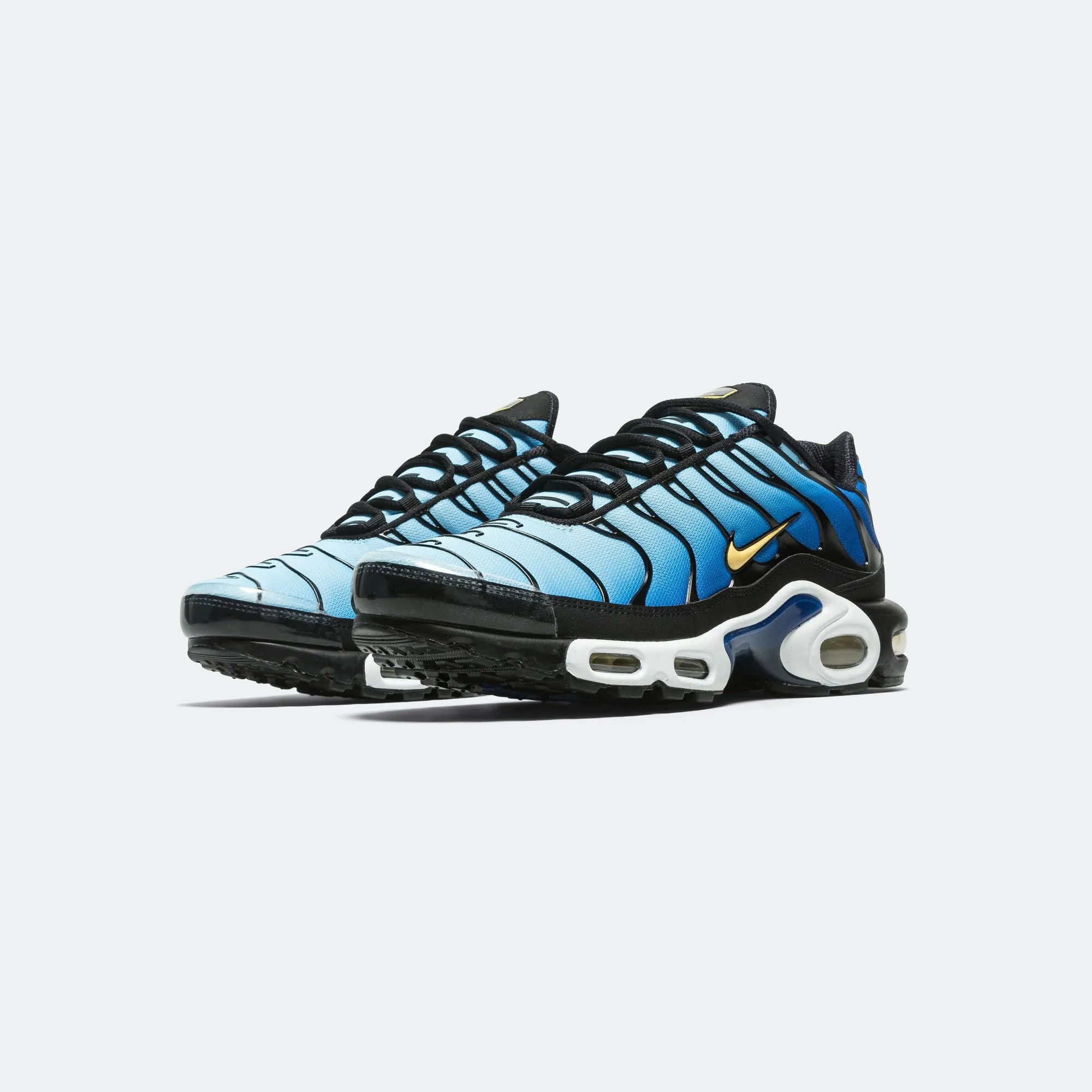 Comfortable Touch Air Max Plus - Black/Chamois-Sky Blue-Hyper Blue
