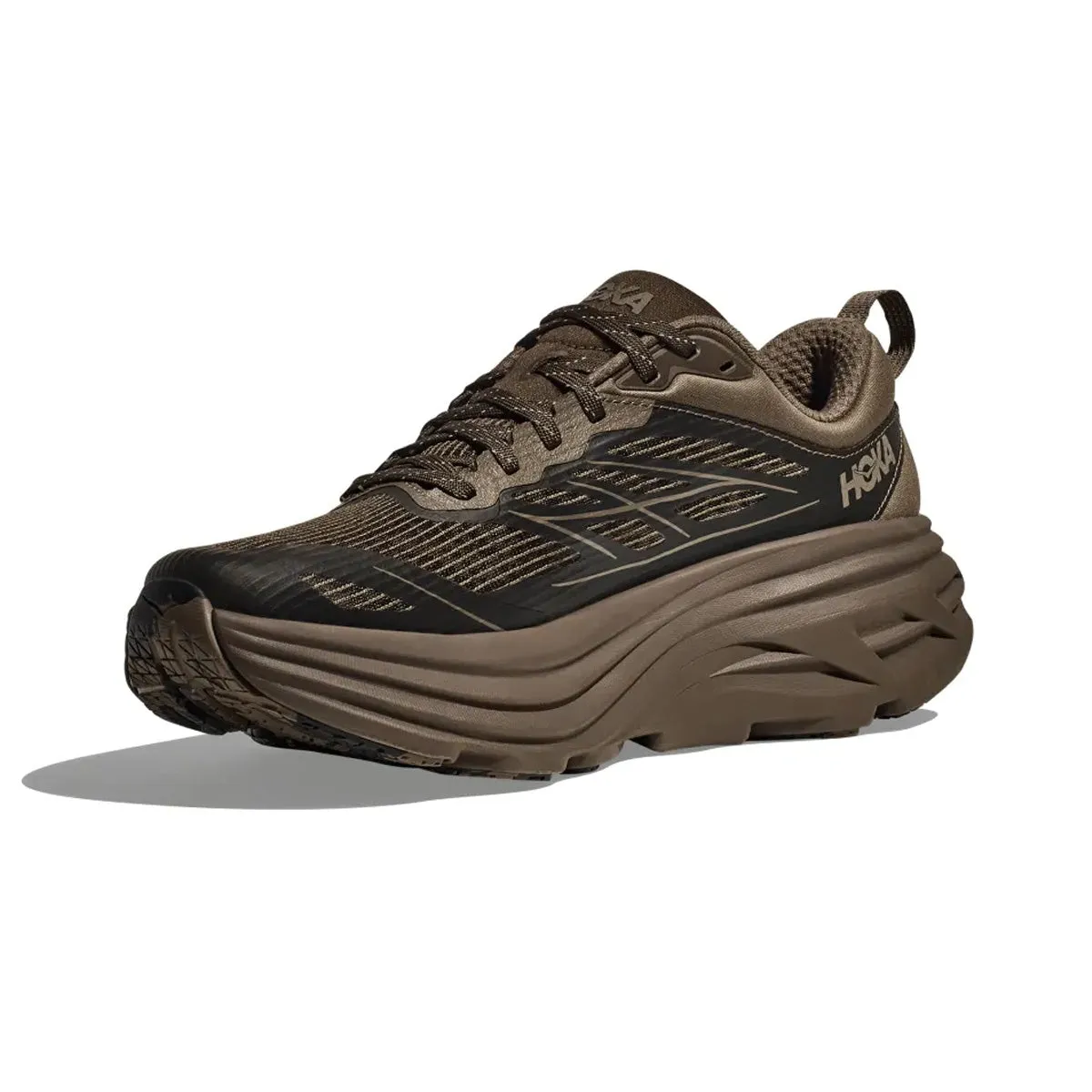 Leather Upper Stealth/Tech Bondi 8 Caged 'Umber'