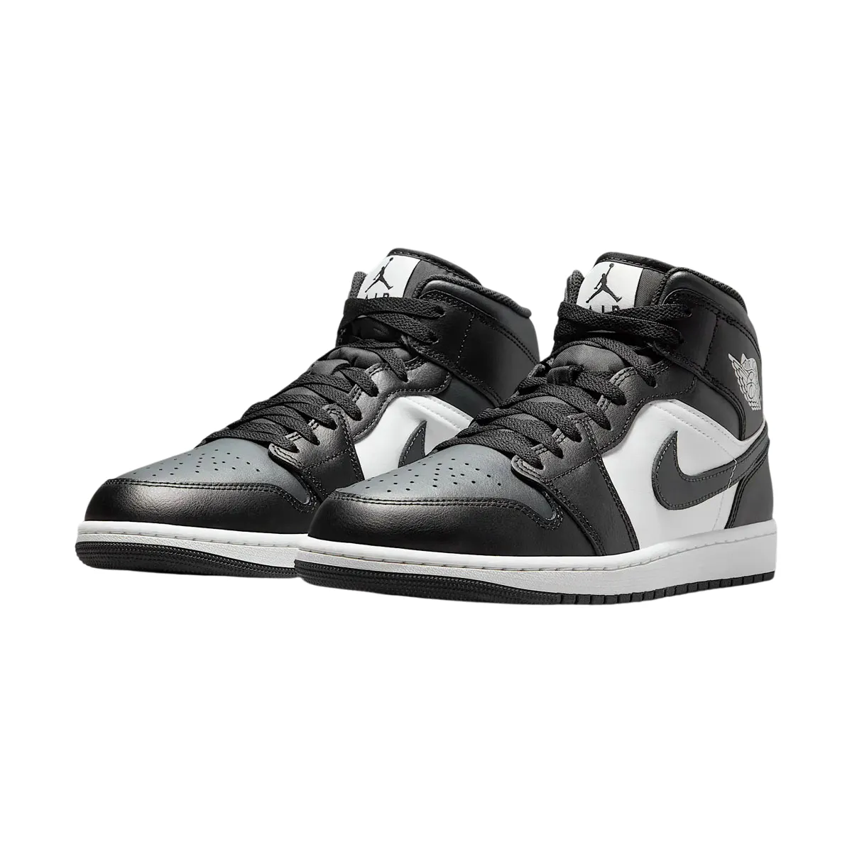 Air Jordan 1 Mid 'Off Noir Toe' Comfortable Insole Matte Base