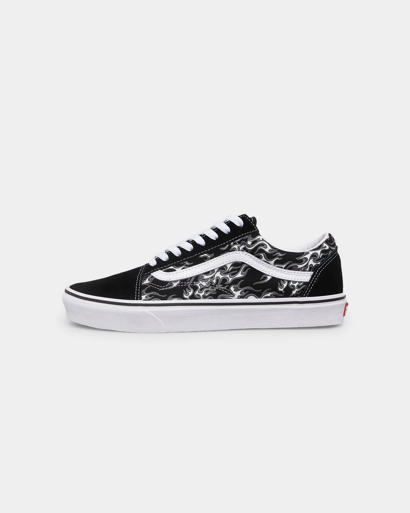 Kind Step Wind Safe Vans Old Skool Flame Black/True White