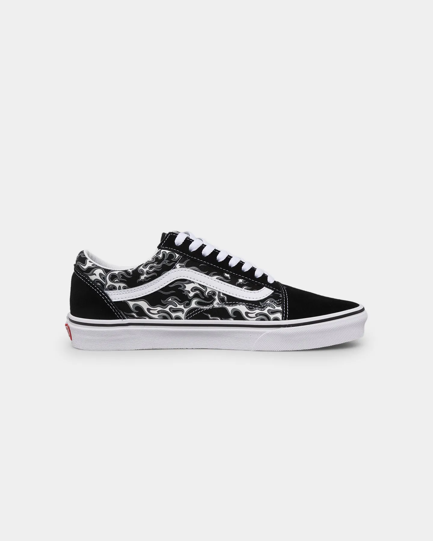 Street Glow Vans Old Skool Flame Black/True White
