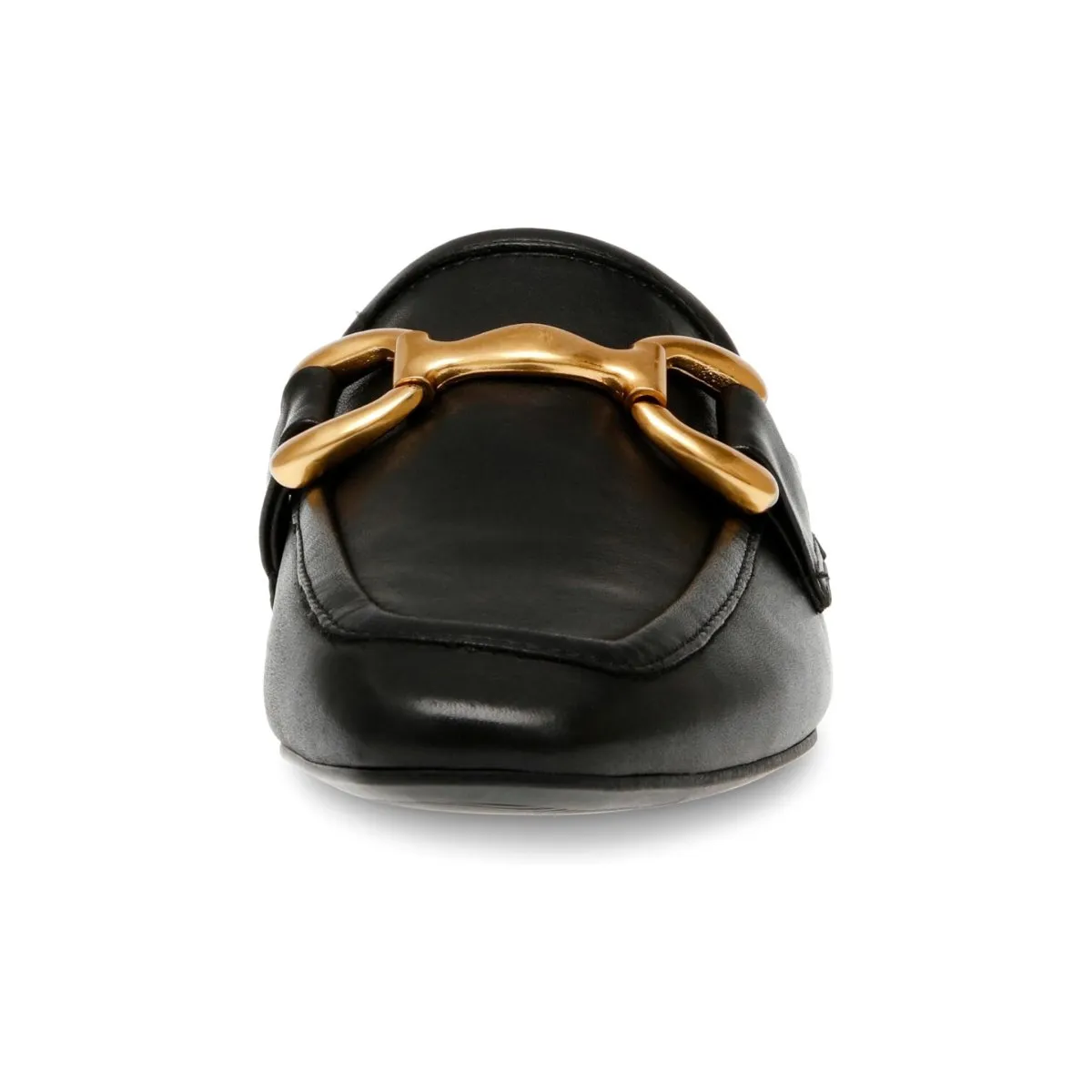 Steve Madden Women's Fortunate Black Leather True Match Dark Shade
