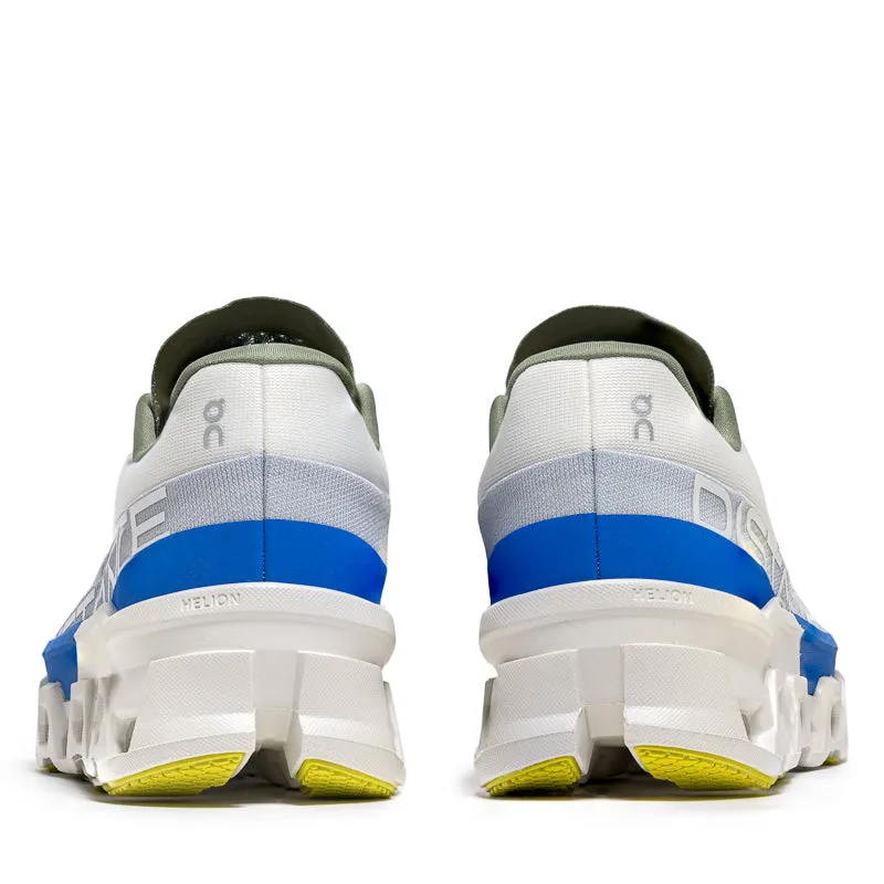 Vegan Material Hybrid Cushioning Women's DISTANCE x On Cloudmonster 2 - White/Lapis