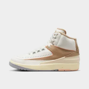Jordan Women's 2 Retro Sail / Desert - Sunset Haze Simple Style Slow Pace