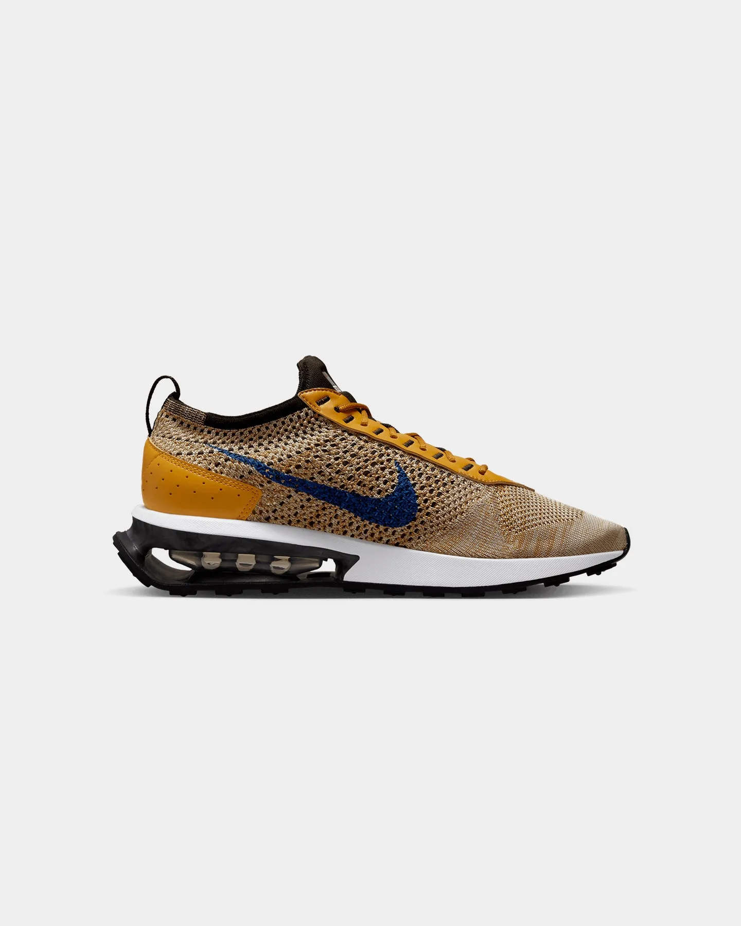Vital Step Court Grip Nike Air Max Flyknit Racer Next Nature Elemental Gold/Hyper Royal-Gold Suede