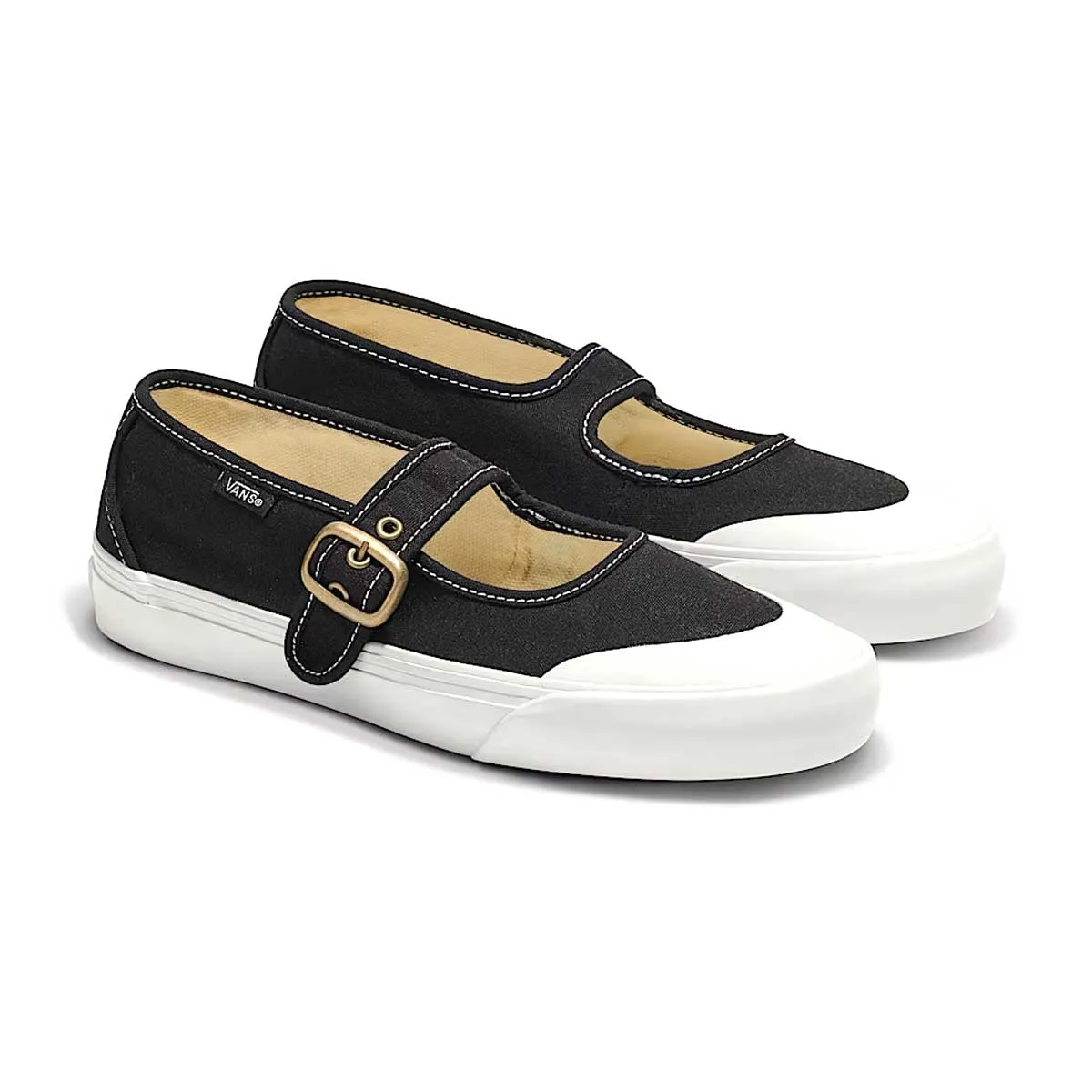 Mary Jane 'Black True White' Built-in comfort Distinctive