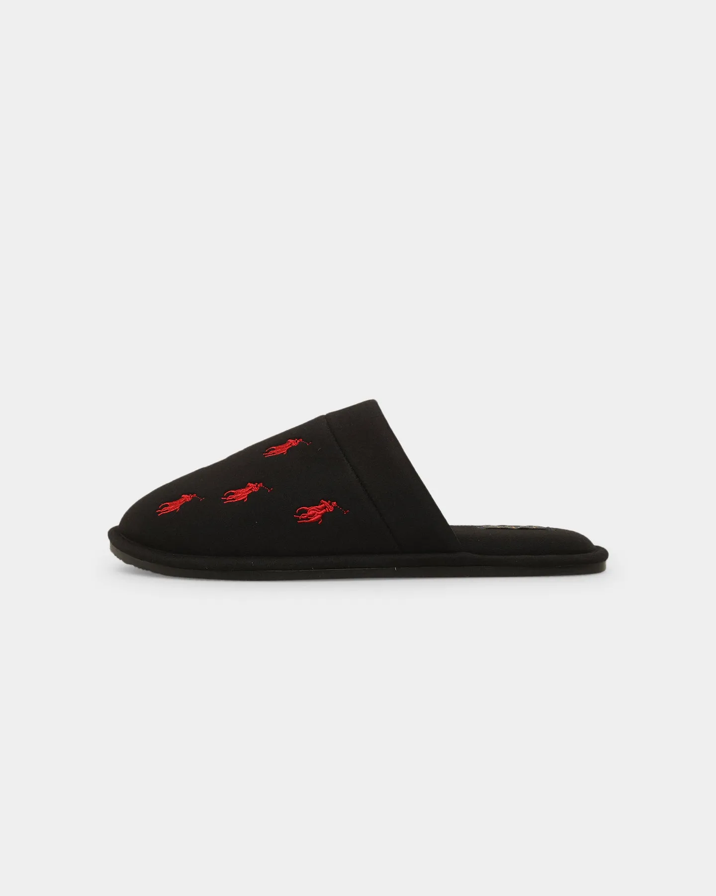 Polo Ralph Lauren Klarence Repeat PP Slippers Black Travel Light City Bright