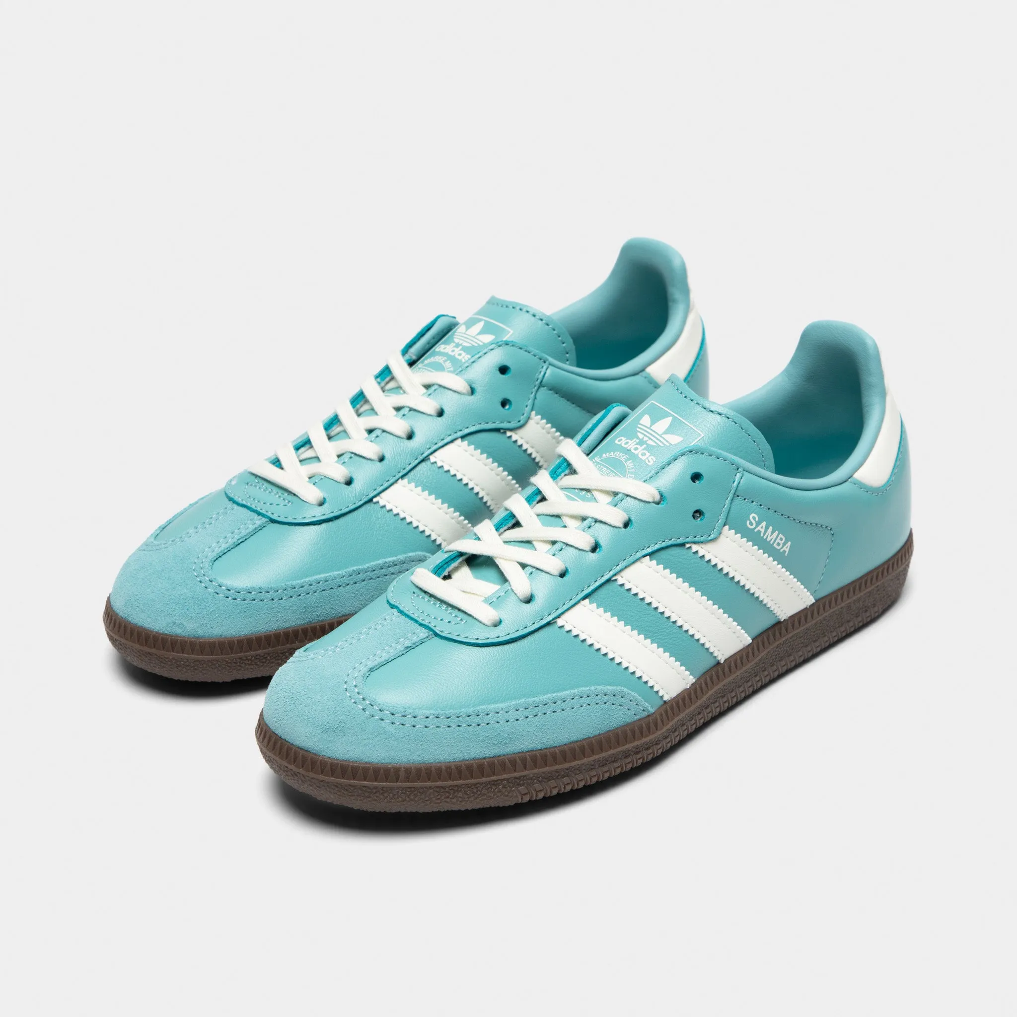 adidas Juniors' Samba OG Mint / Off White - Gum Smart Choice