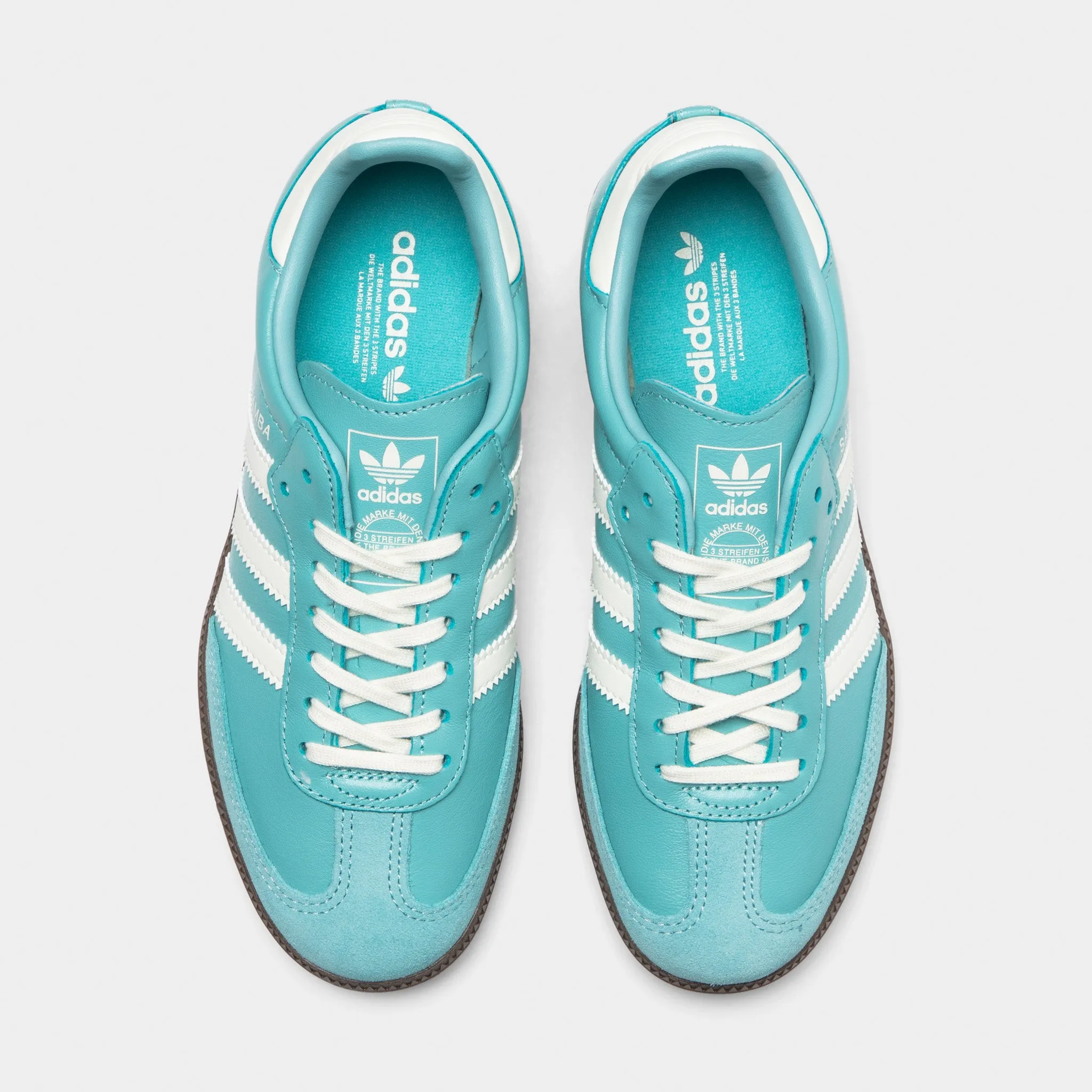 Fall Outfit Comfy All adidas Juniors' Samba OG Mint / Off White - Gum