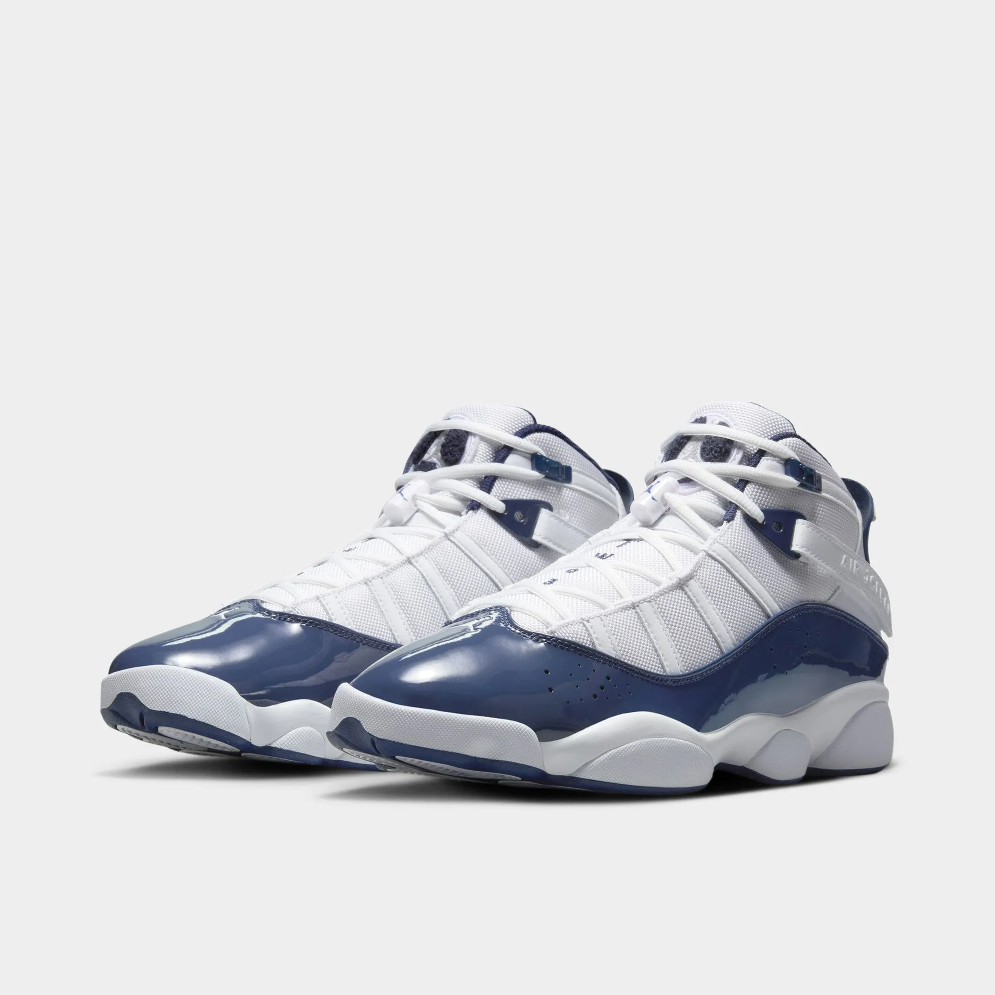 Jordan 6 Rings White / Midnight Navy - Neutral Grey Slim Form Quick Fit