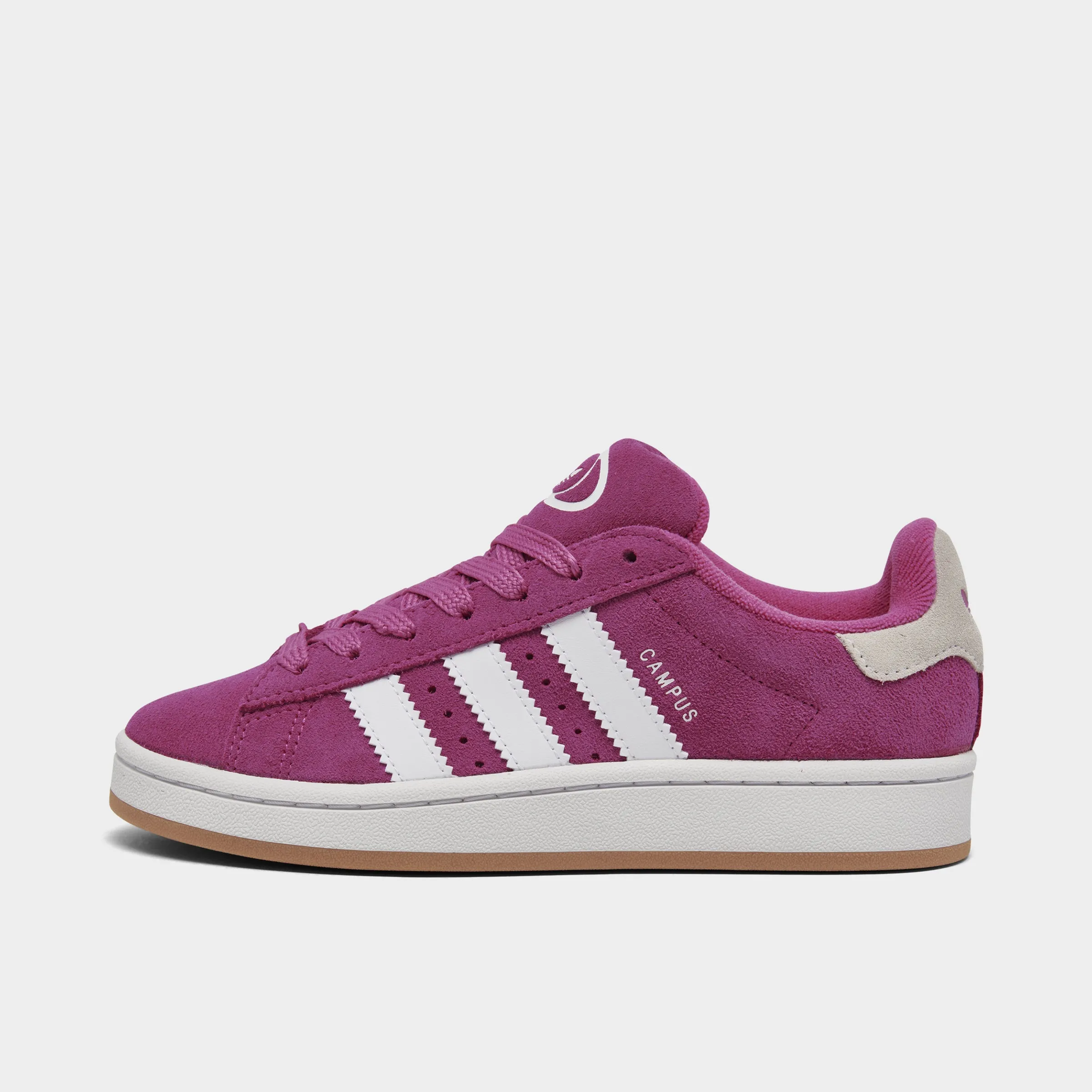 Winter Warm New Drop adidas Juniors' Campus 00s Pink / White - Gum