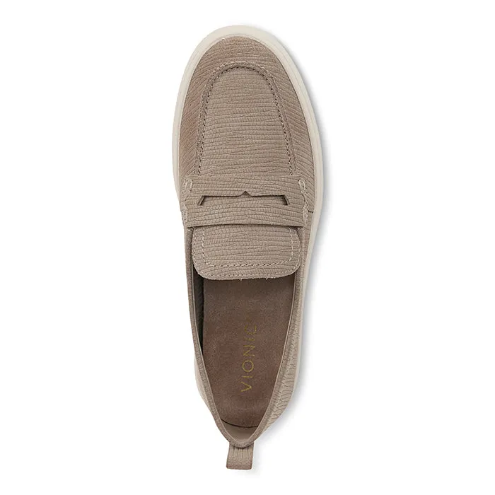 Womens Vionic Uptown in Cobblestone Coast Jog Canvas Upper