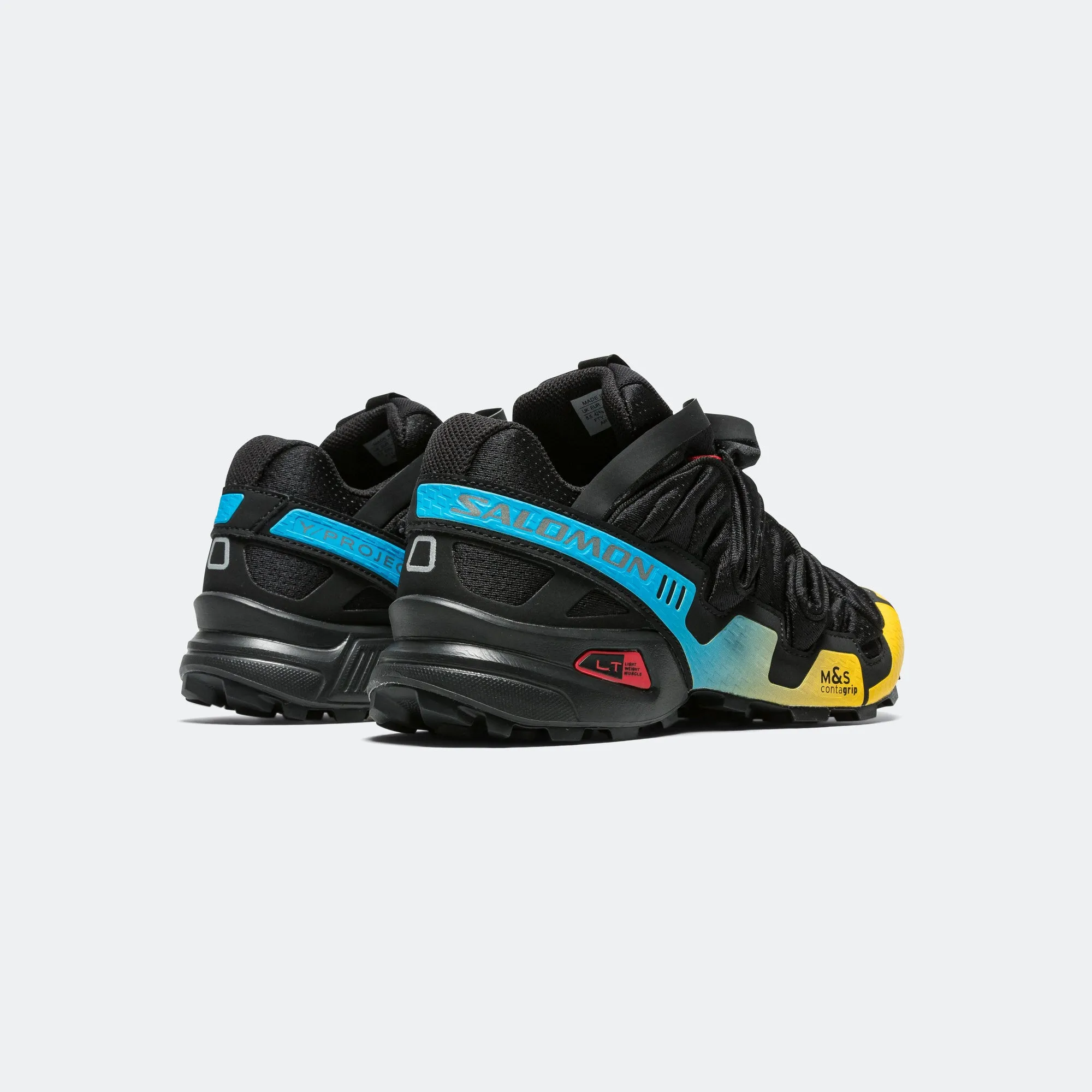 Structured silhouette Lace Comfort Speedcross 3 x Y/PROJECT - Black/Lemon-Transcend Blue