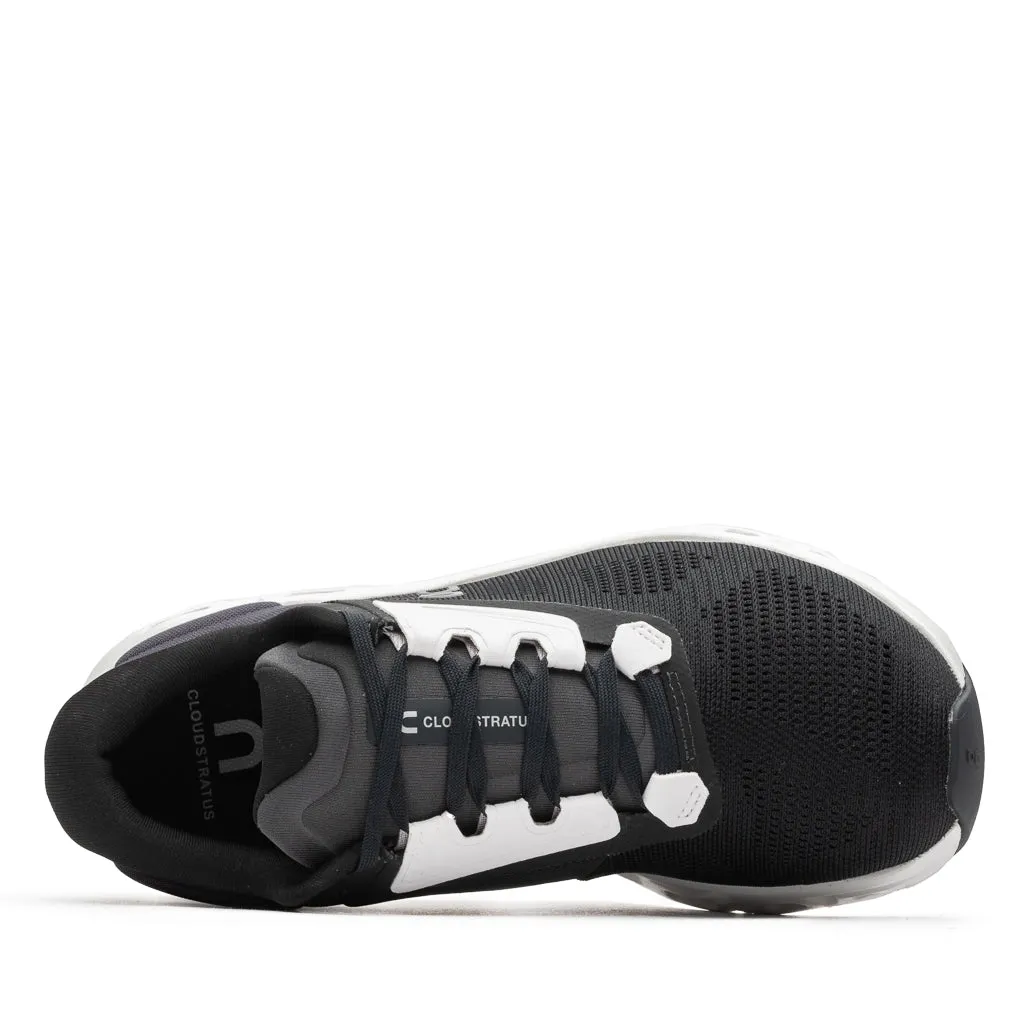 Women's On Cloudstratus 3 - Black/Frost Impact Dispersion