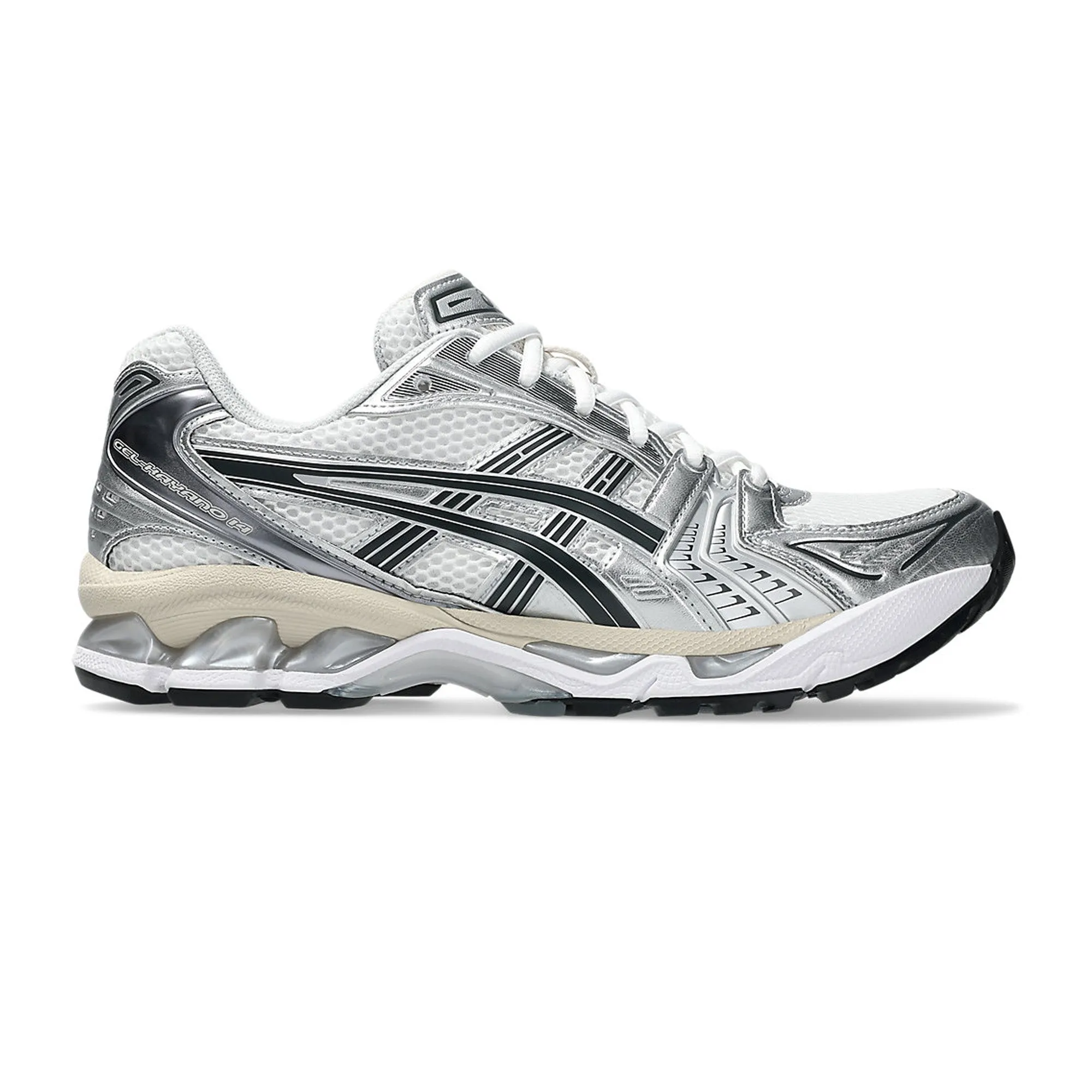 ASICS Gel-Kayano 14 'White Graphite Grey' (2025) elastic - lacing running shoes