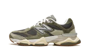 Storable brushed - finish - design shoes 9060 "Green Grey"