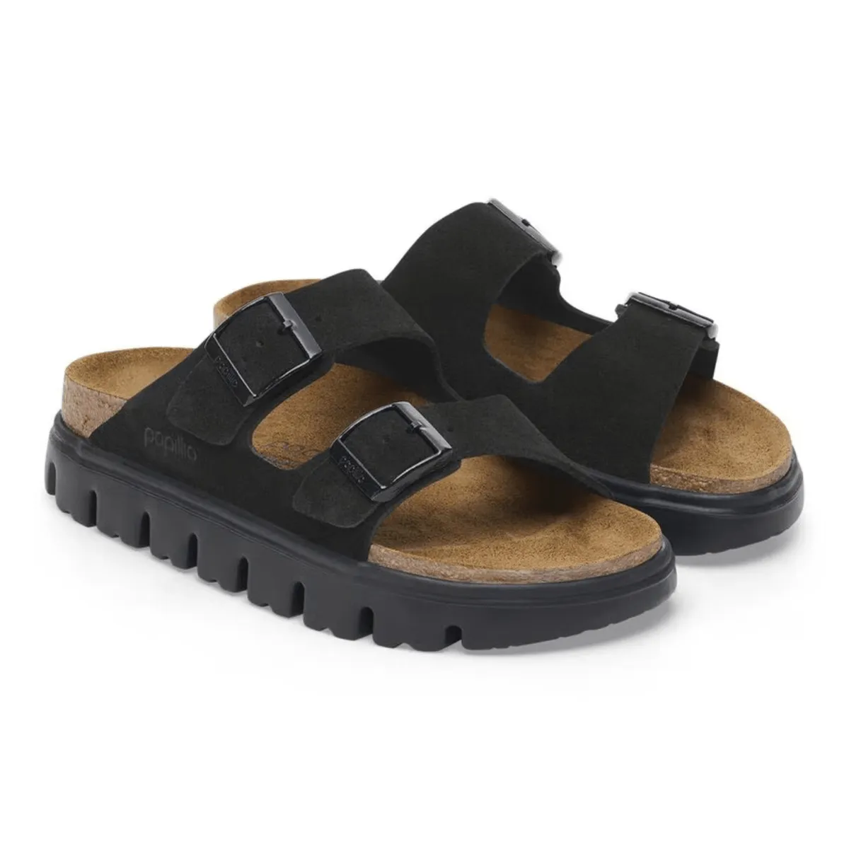 Lounge Wear Birkenstock Women's Arizona Chunky Black/Black Suede