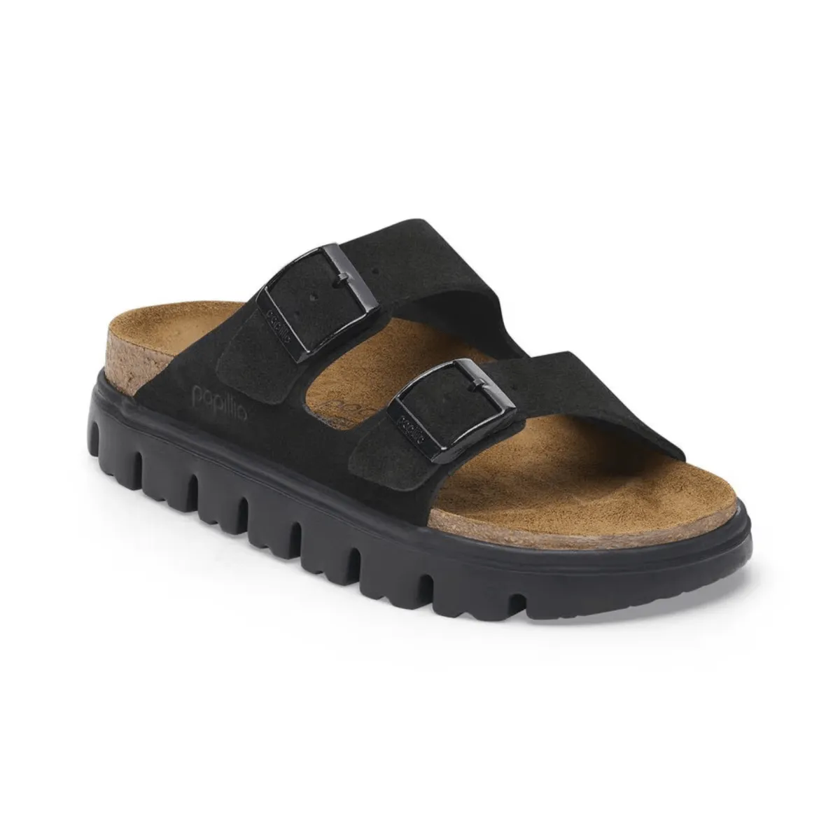 Birkenstock Women's Arizona Chunky Black/Black Suede Family Run