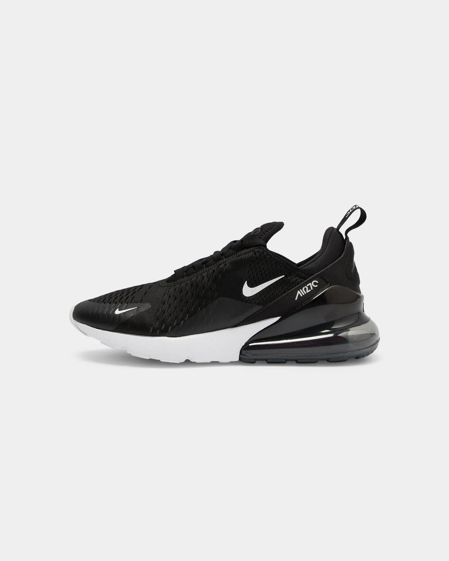 Nike Air Max 270 Black/White Pearl Shine Heel Safe