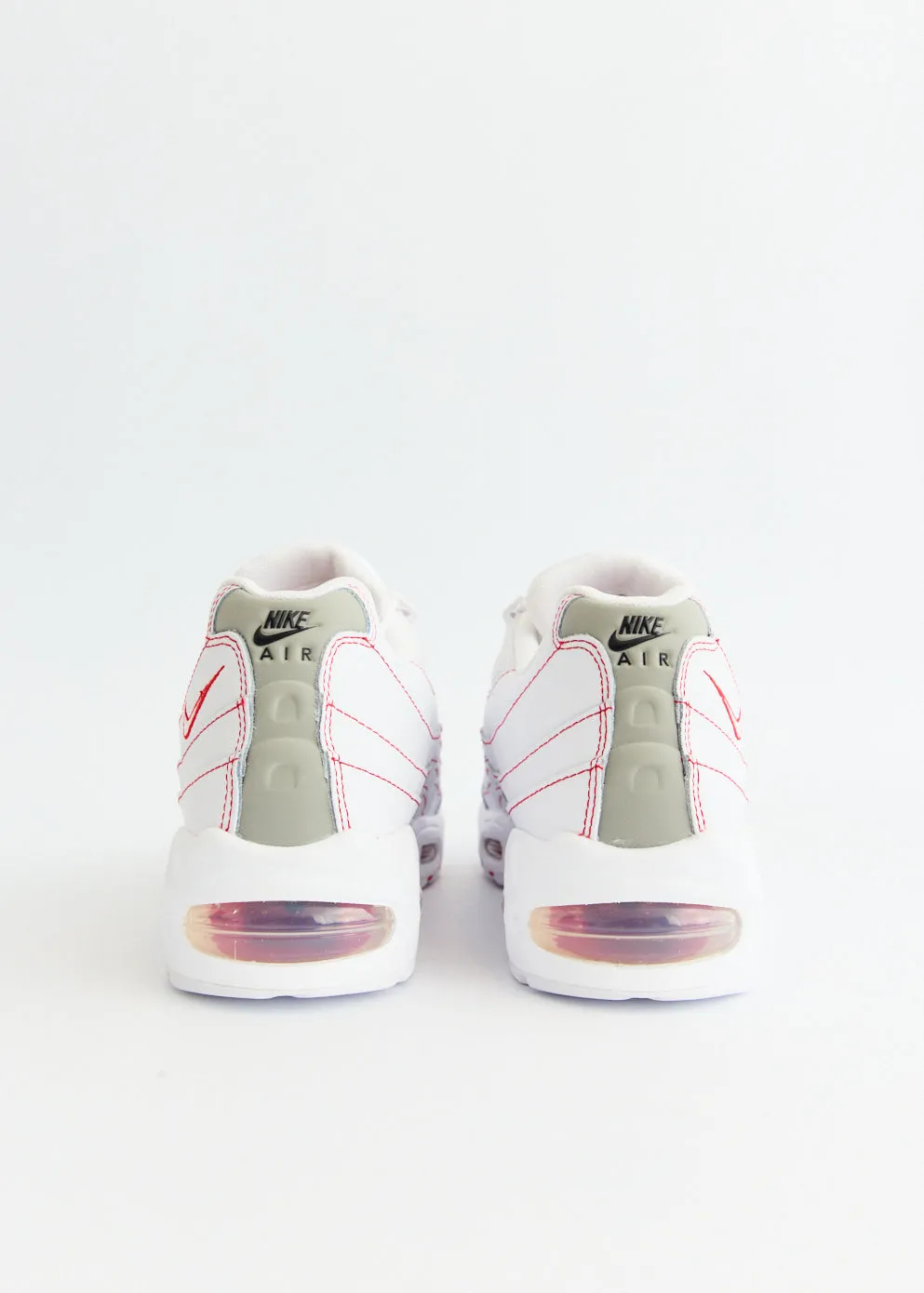 Air Max 95 OG 'White University Red' Sneakers men's small Dynamic lining
