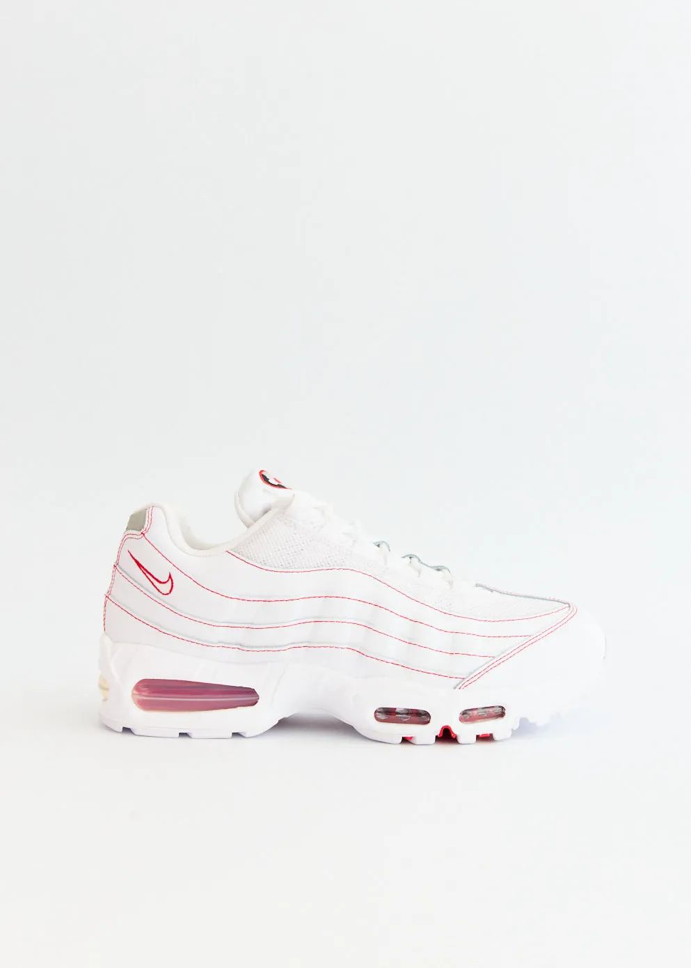 Air Max 95 OG 'White University Red' Sneakers weekenders' options winter style statements
