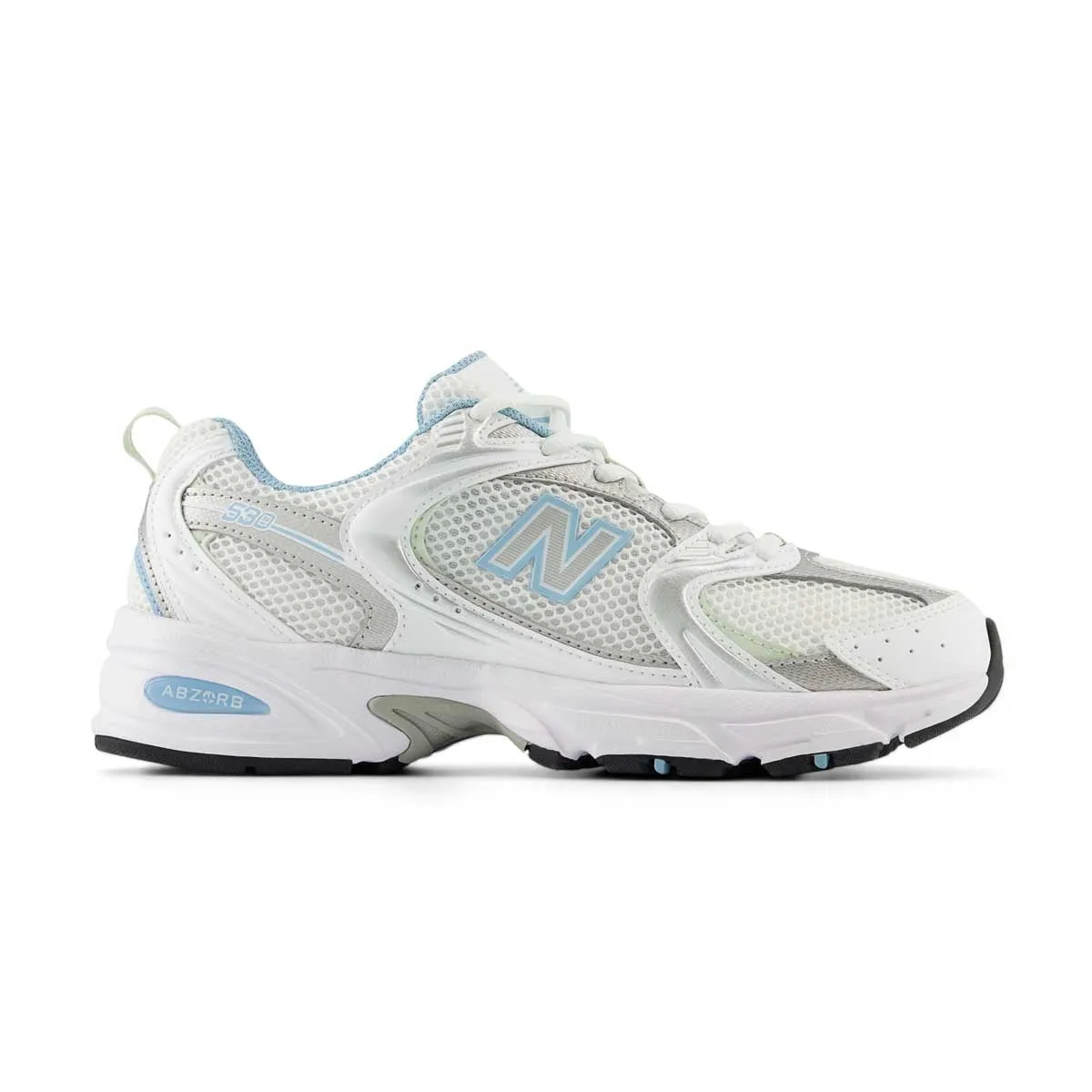 lightweight user running - style 530 'White Silver Metallic Blue'