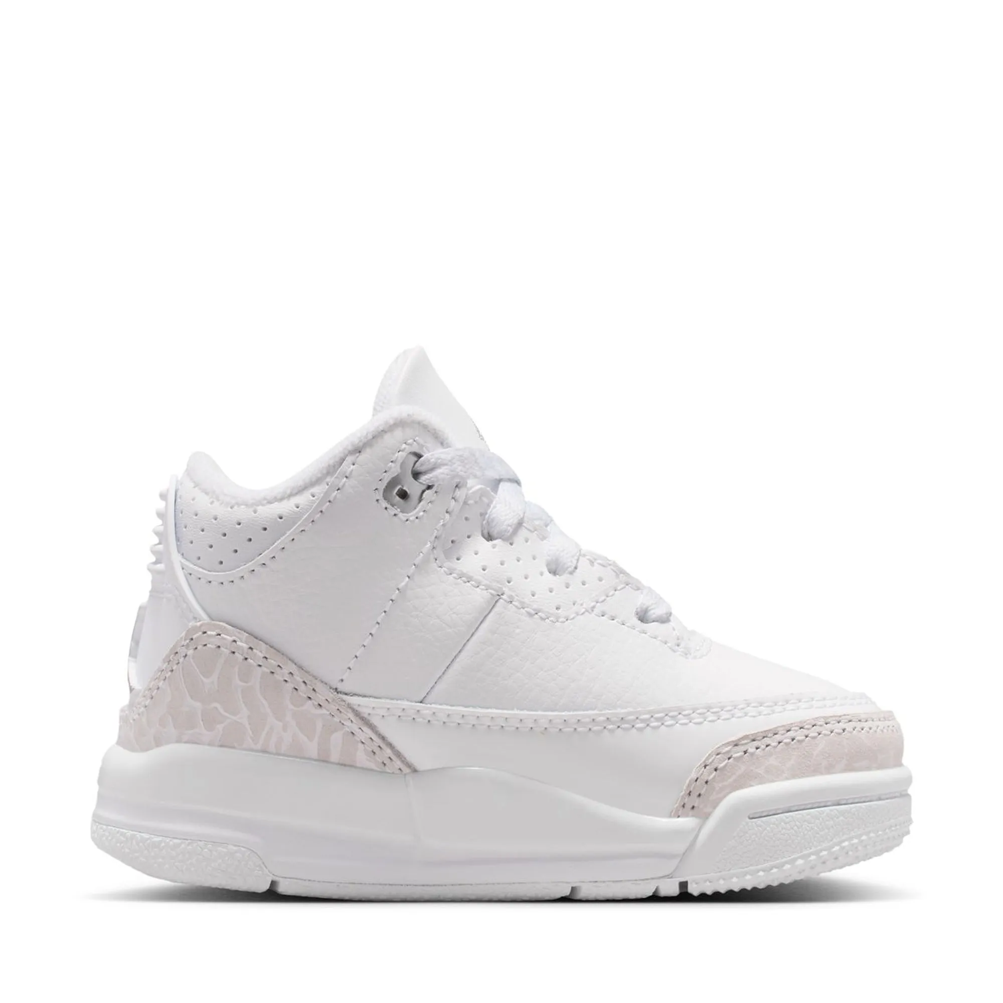 Jordan 3 Retro 'Pure Money' (TD) - White/Metallic Silver Soft Walk