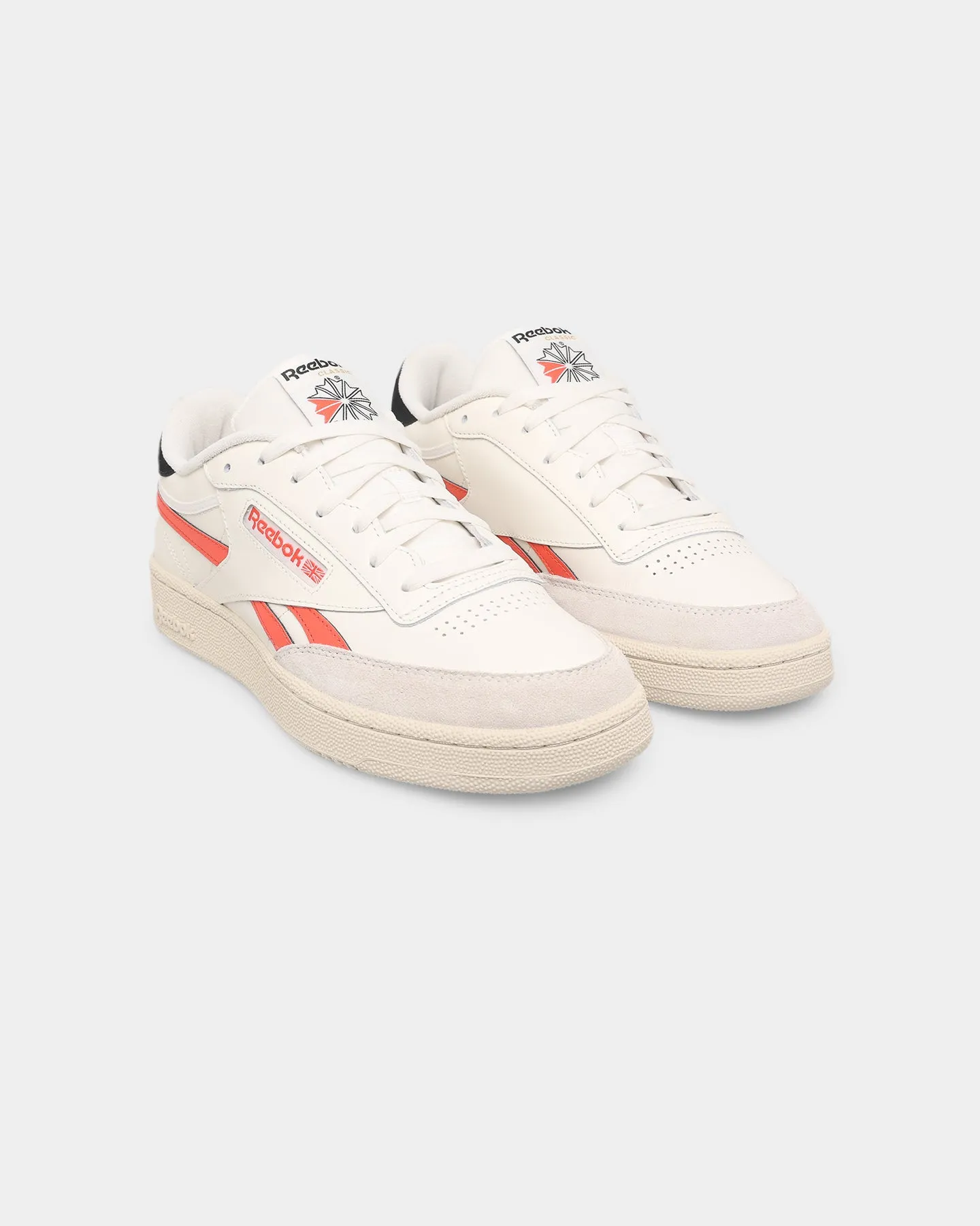 Reebok Club C Revenge Chalk/Semi Orange Brave Walk Elegant Mood