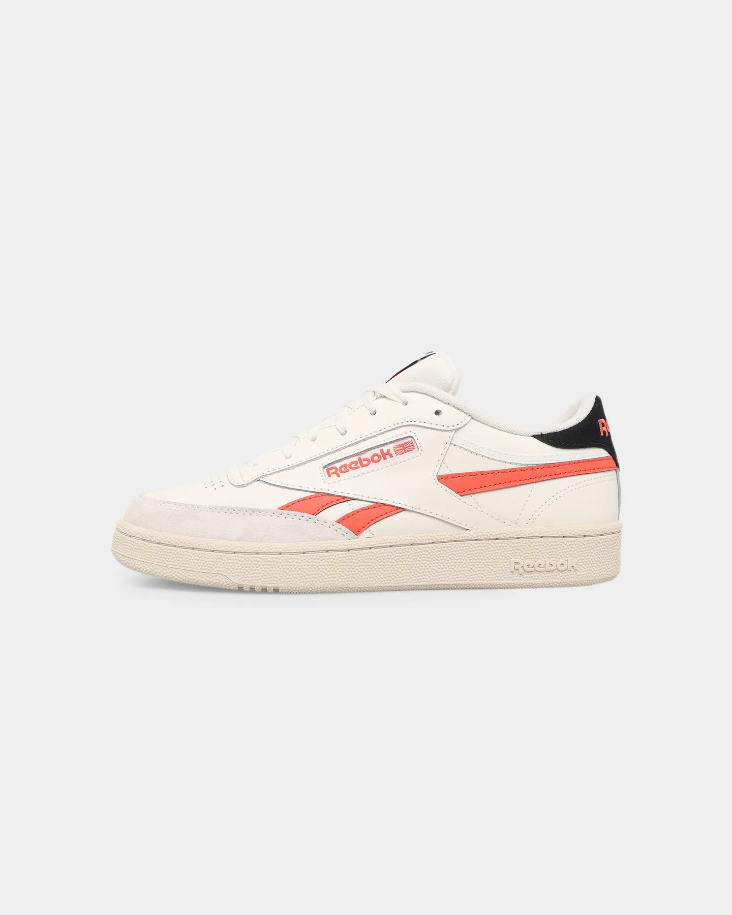 material High Arch Reebok Club C Revenge Chalk/Semi Orange